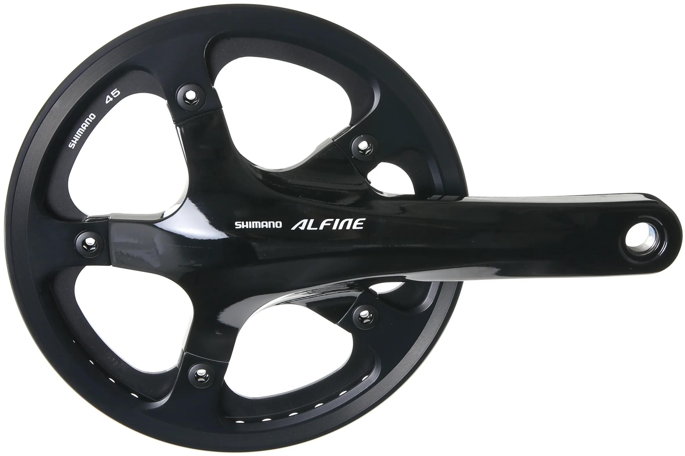 Shimano kettenradgarnitur alfine fc-s501 crankset shim.alfi.fcs501 45t.170mm ht2 1sp bl.