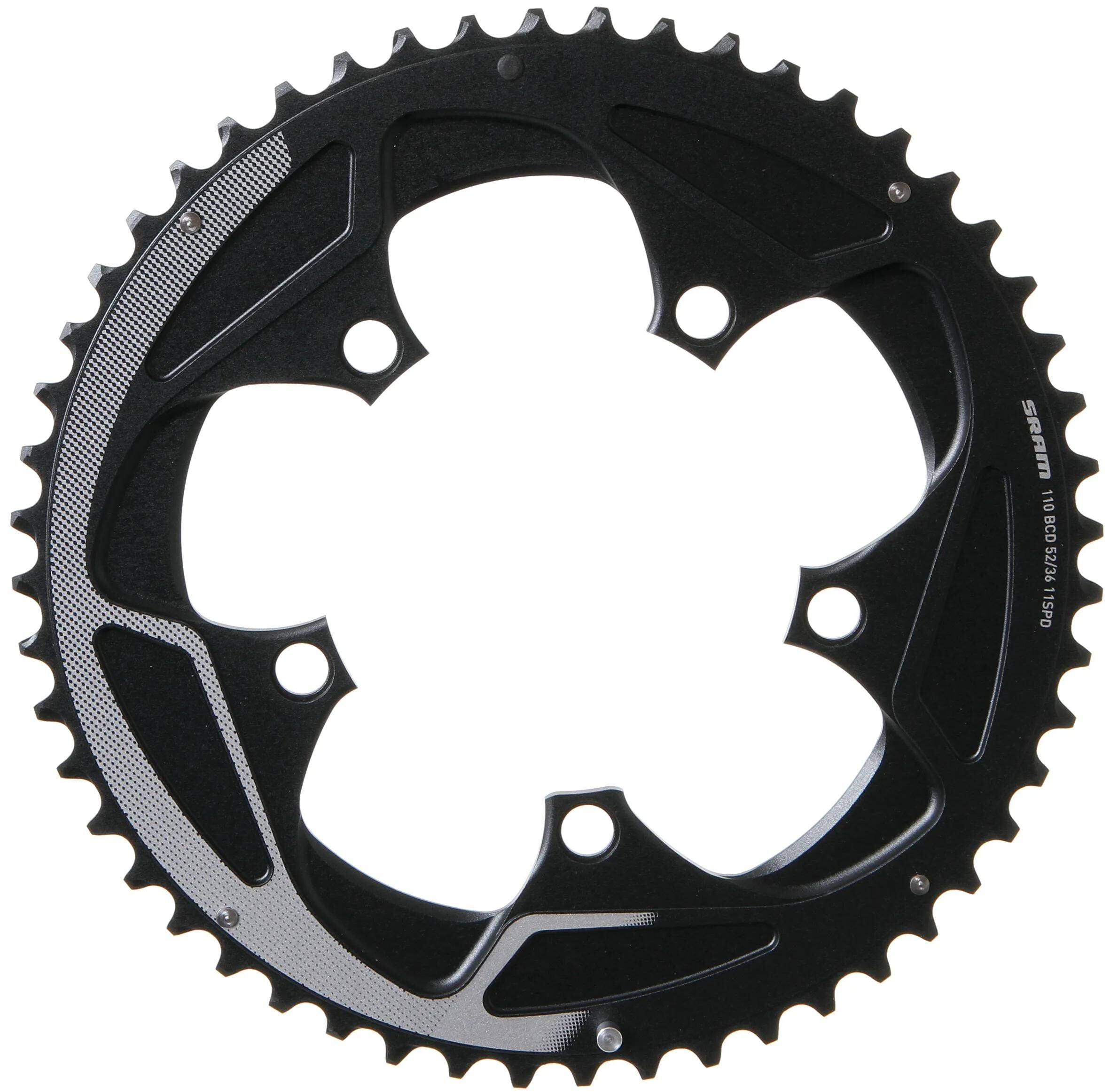 Sram kettingblad road double chain ring roaddoub. 52t sil.