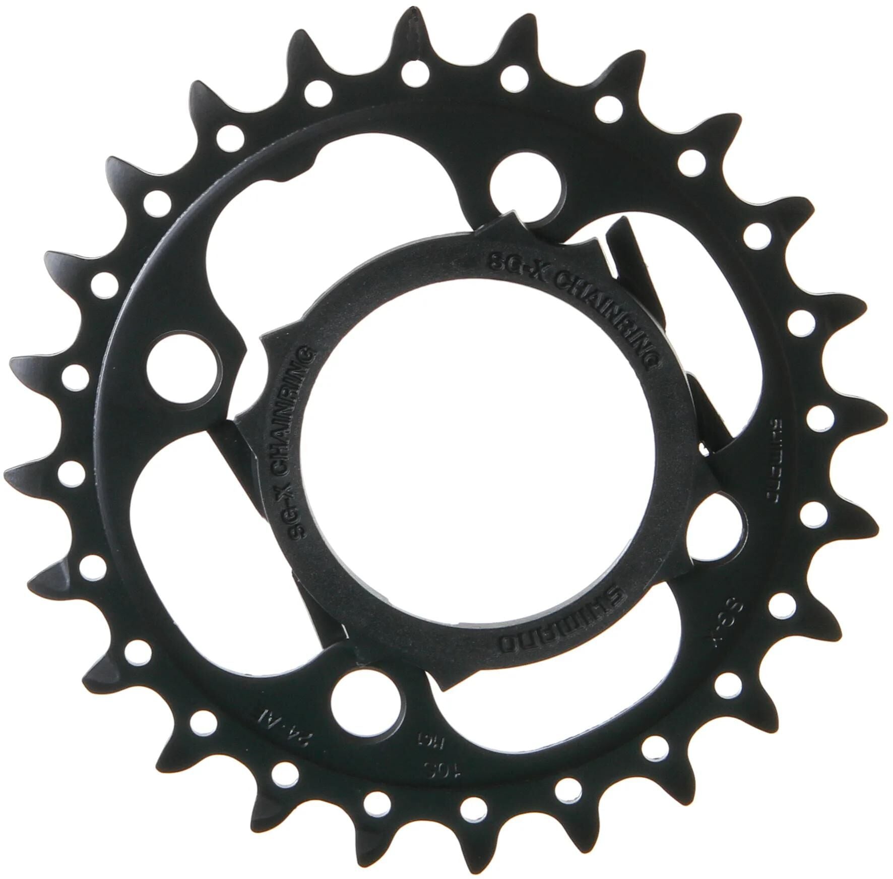 Shimano kettenblatt shim.chainring 24z 4l 64lk sw m521
