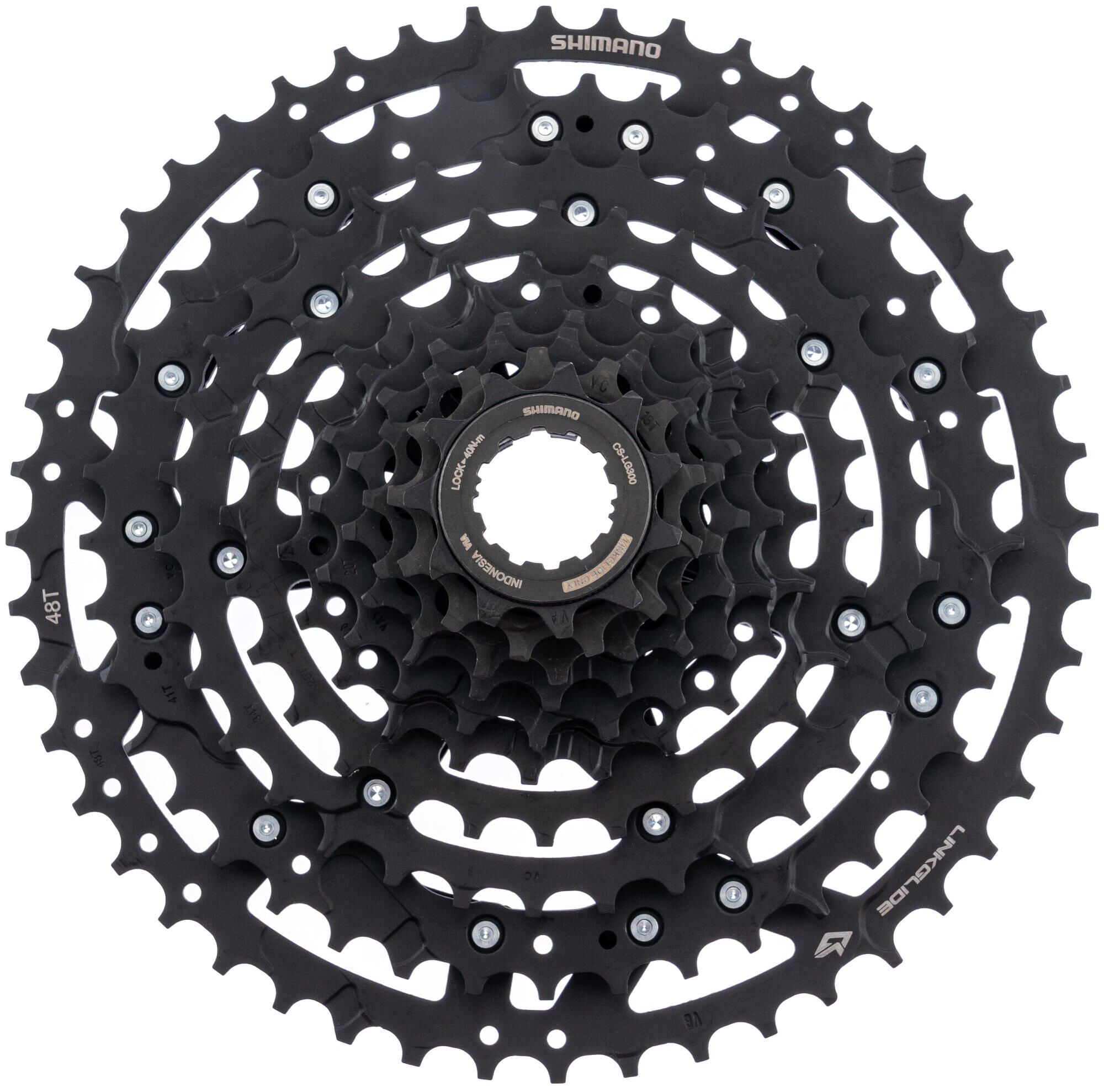 Shimano cassette cues 10v 11-48t cs-lg300 zwart