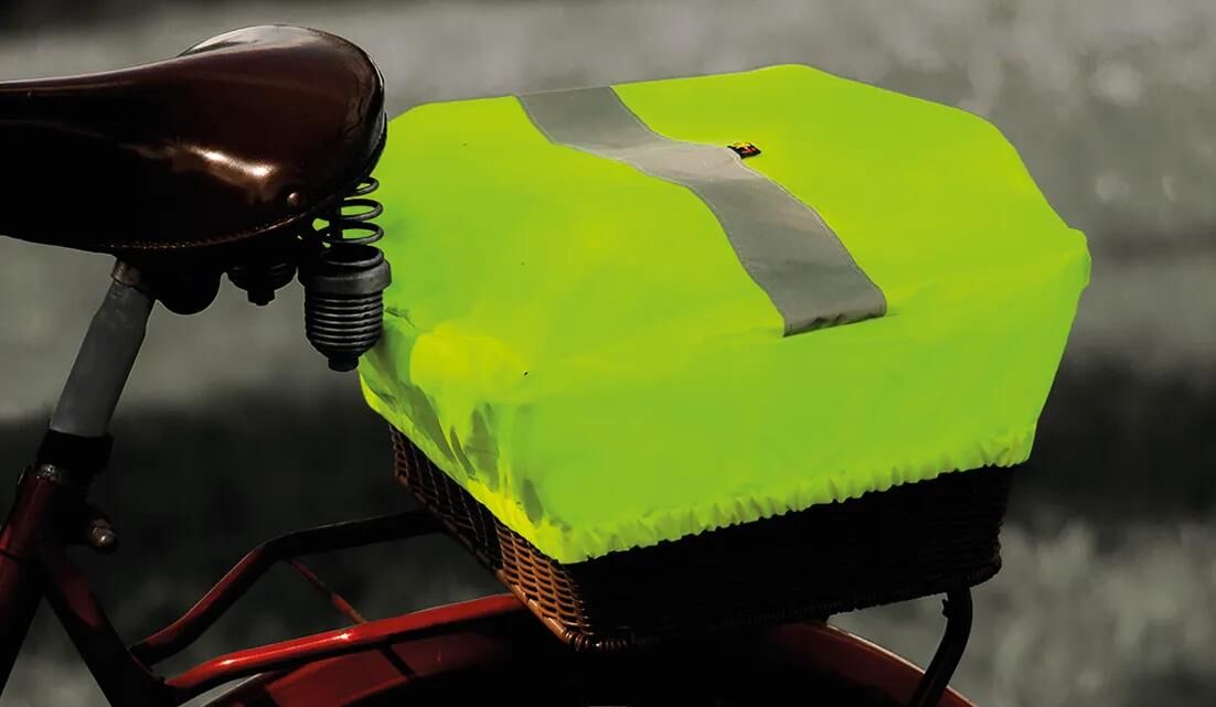 4-act regenschutzhaube rain cover waterproof, fl.yellow