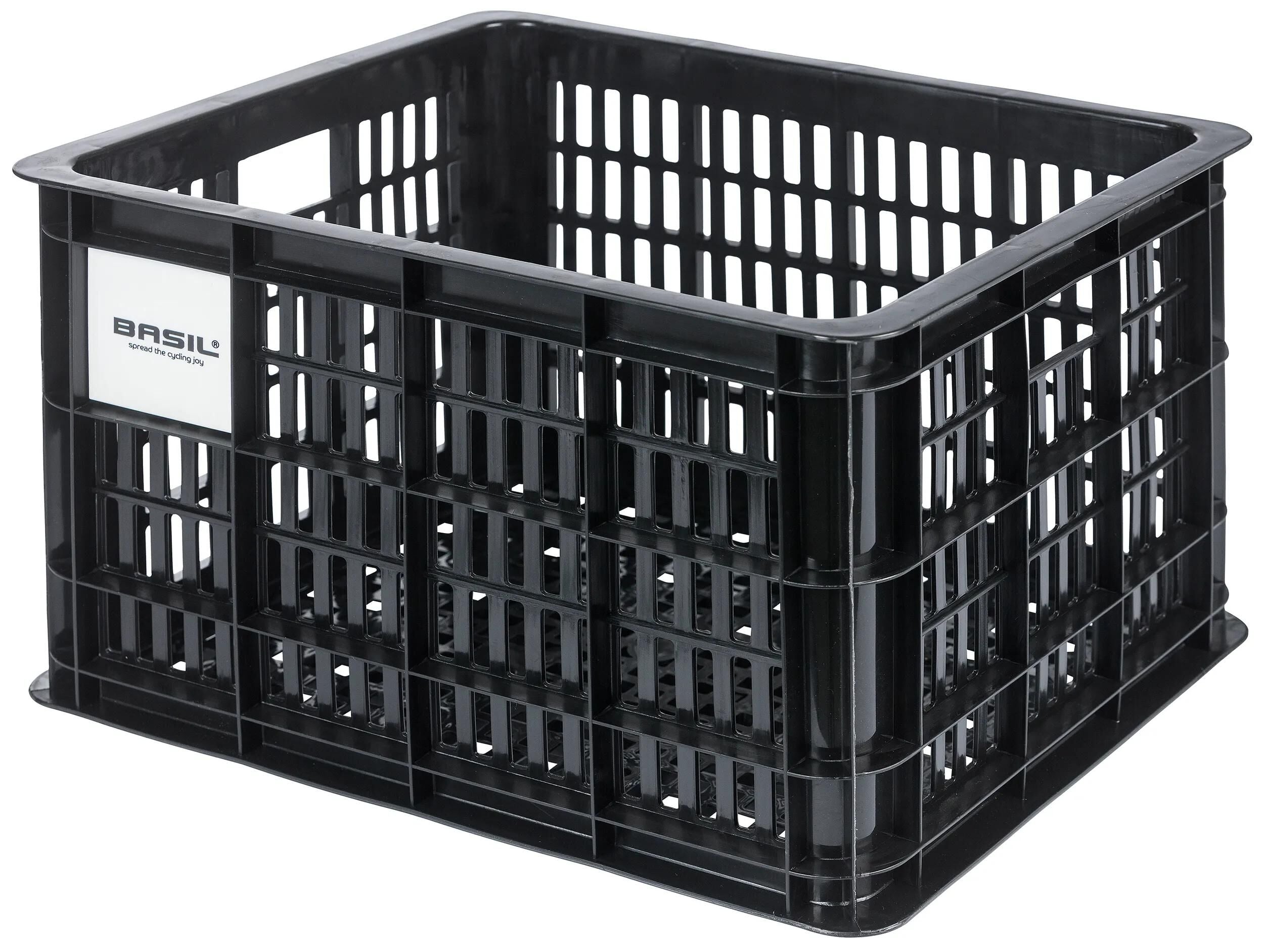 Basil gerecyclede fietskrat m 29,5 liter 33 x 44 x 27 cm - zwart
