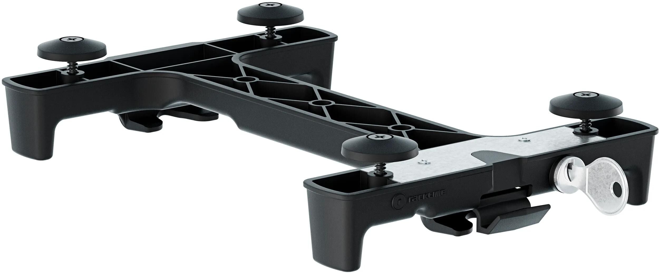 Racktime adapterplaat snap-it 2.0 met gleuf en voeten