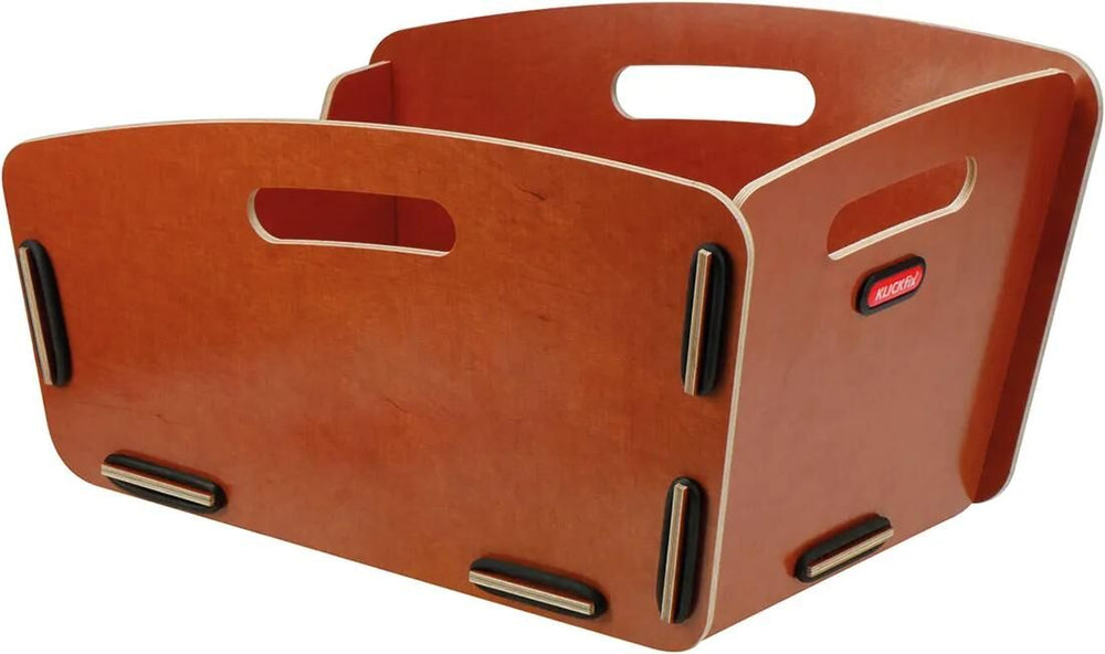 Klickfix mand radkiste 2 rear basket r k radkiste 2 wood,nature