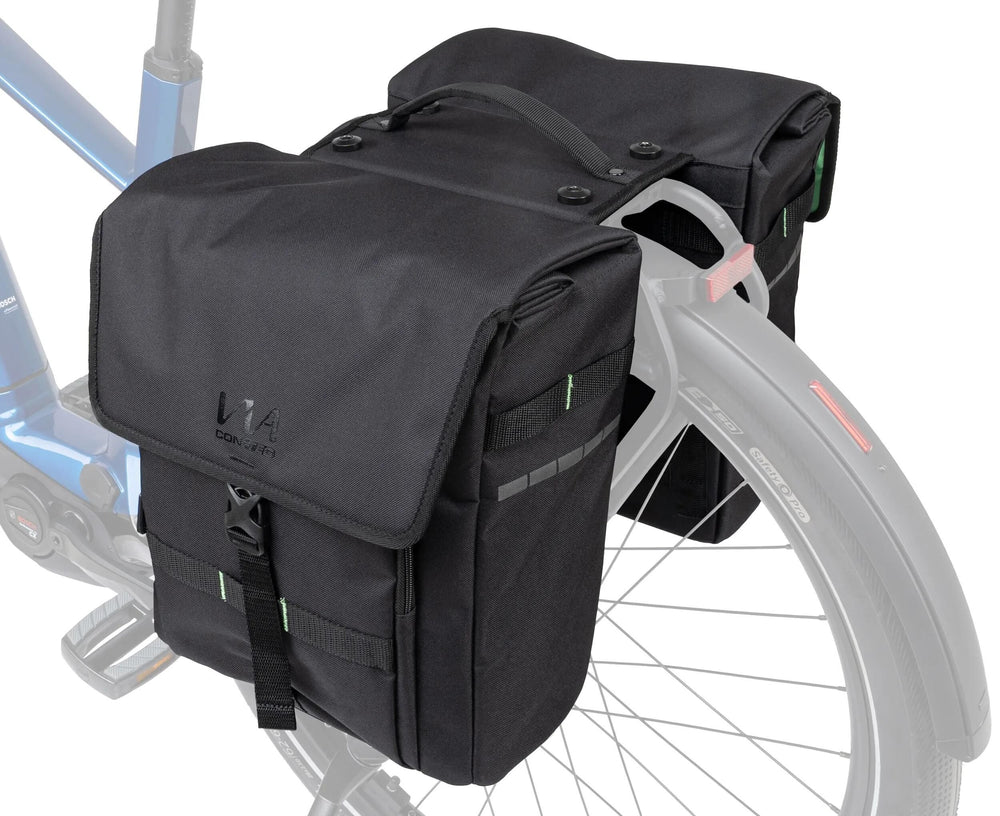Contec doppeltasche via weekender ct twin bags via weeke nder mik 2.0 black