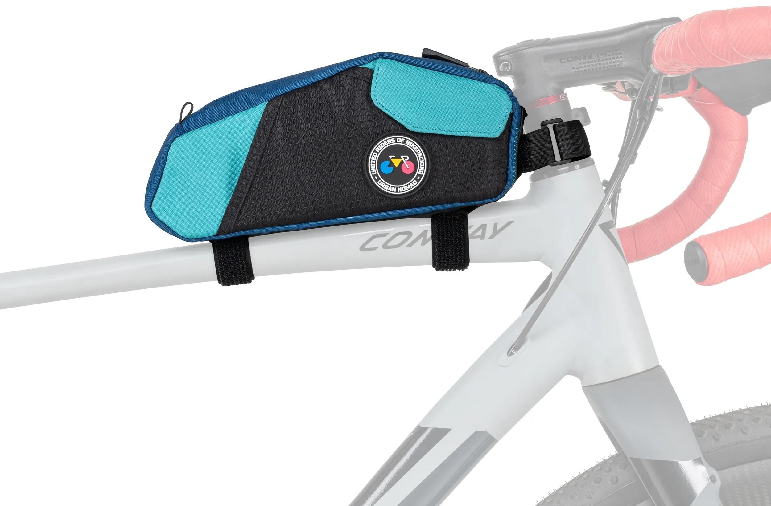 Contec tasche urban nomad top tube 1.5 ct top tube bag urban nomad top tube 1.5 turquo