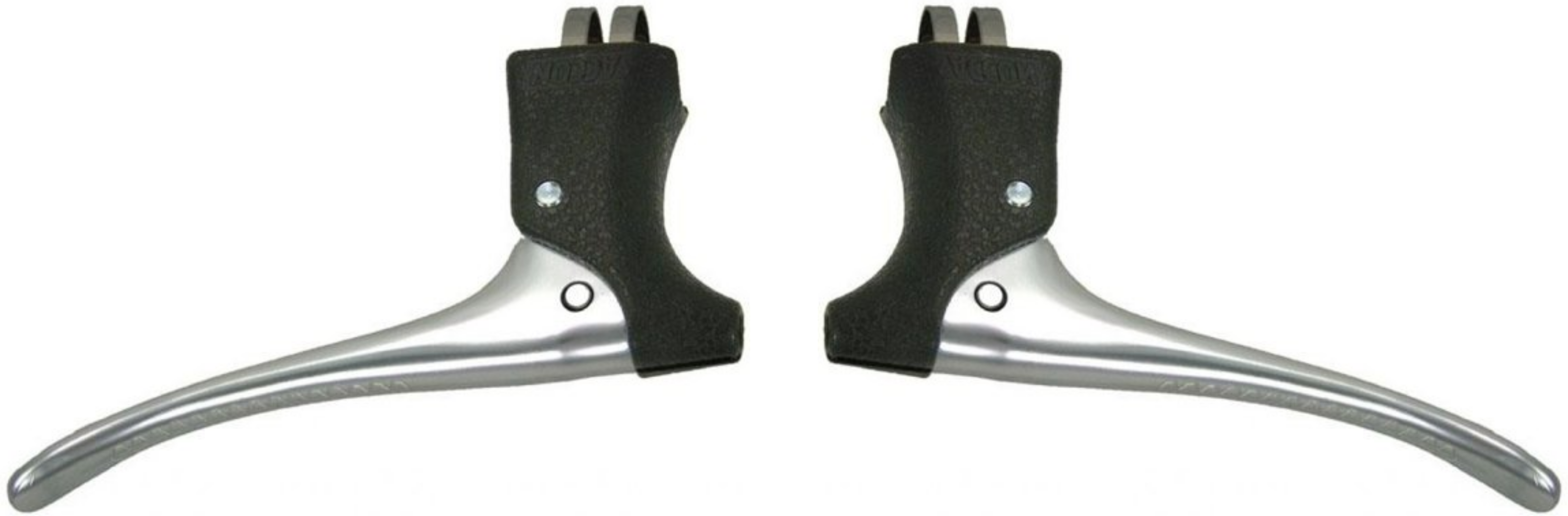 Levier de frein Saccon, par jeu Aluminium plastique. Noir argent