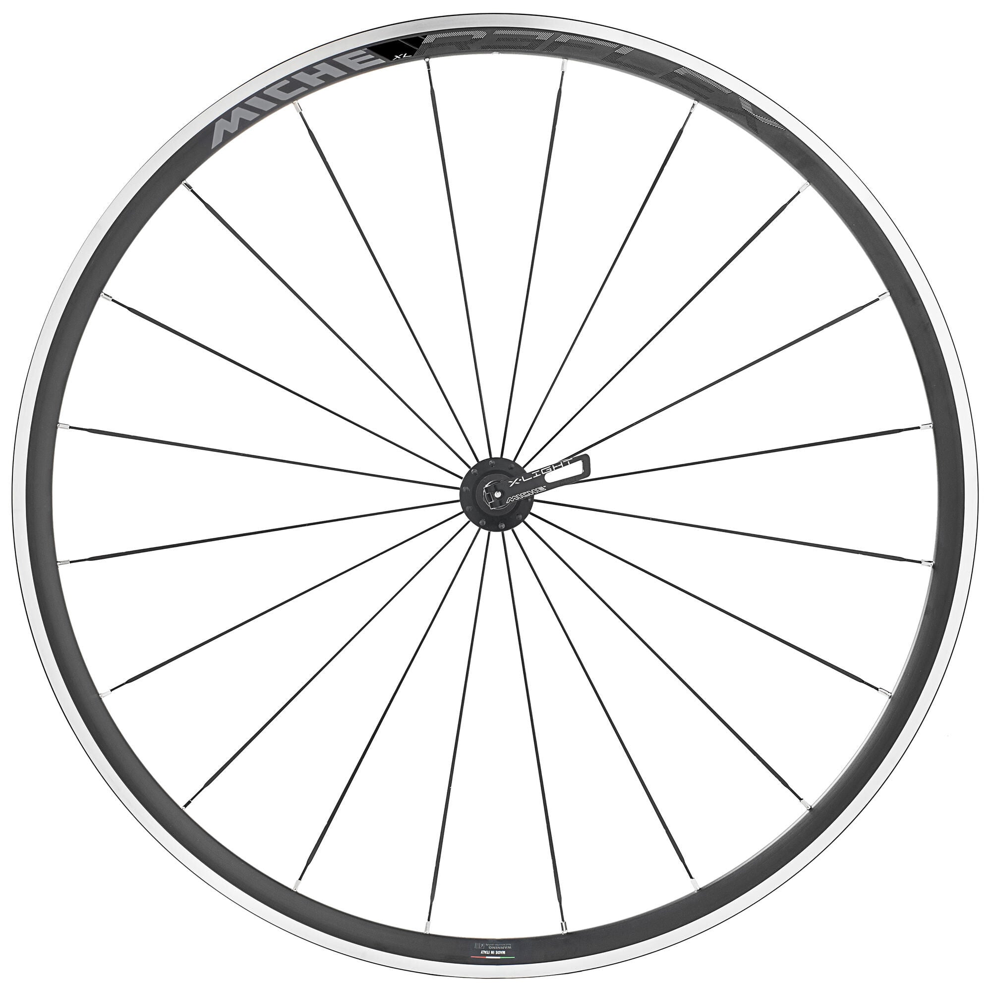 Miche wielset reflex rx7 vulring. 10v 11v draad zwart naaf