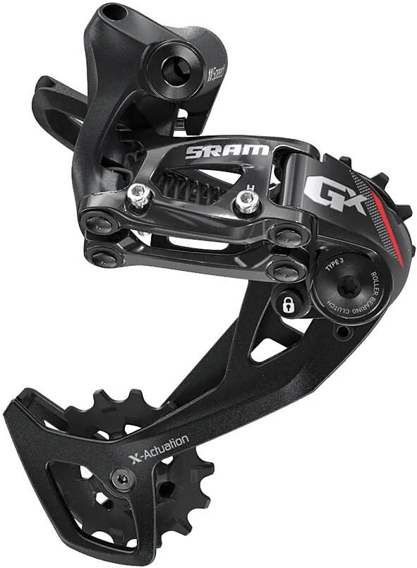 Sram schaltwerk gx rear derailleur gx 11-sp alu long cage red
