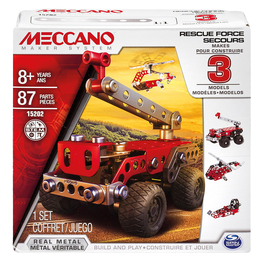 Meccano Meccano Multibrandweerwagen 3in1