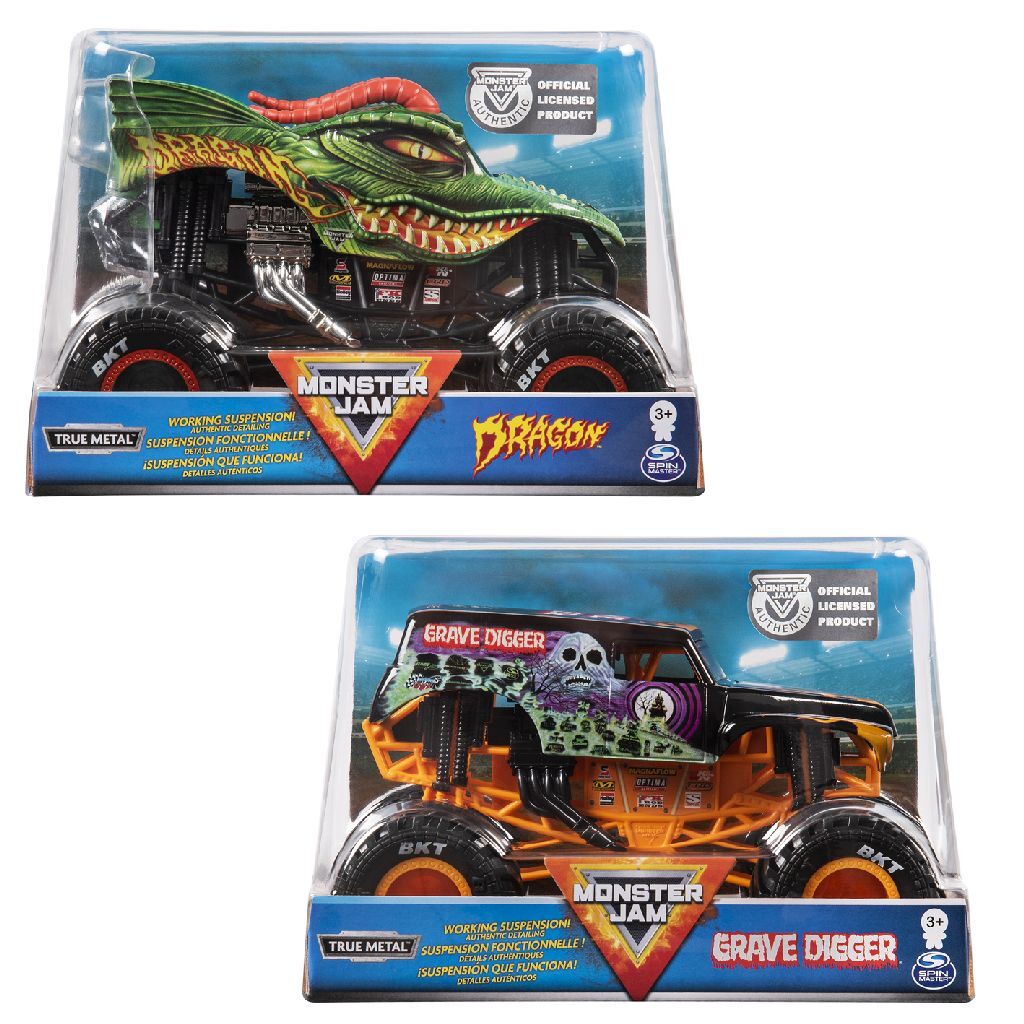 Monsterjam gegoten monstertruck 1:24 assorti