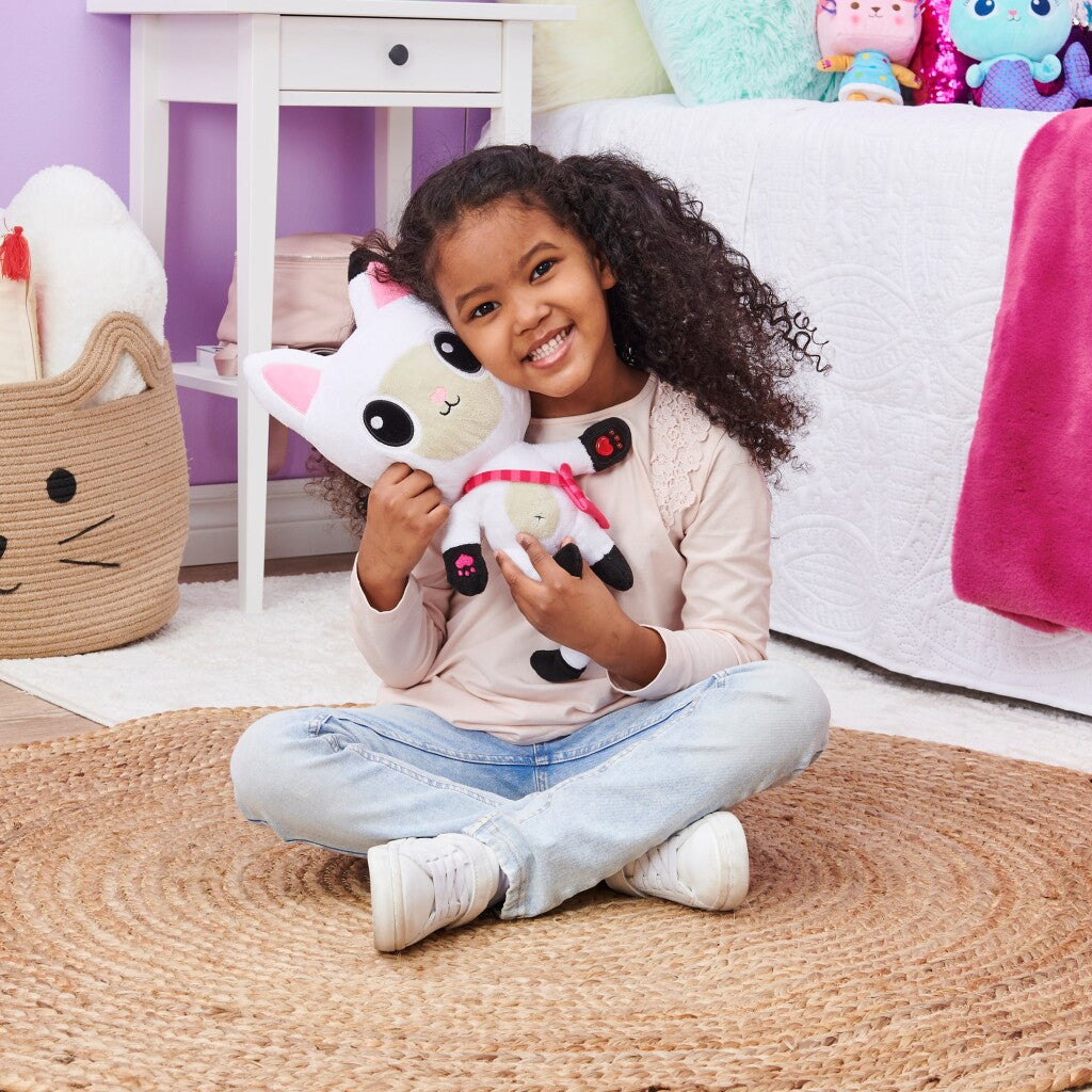 Gabby's Poppenhuis Gabby #039;s Poppenhuis Knuffel Pandy Piek met Geluid 33 cm