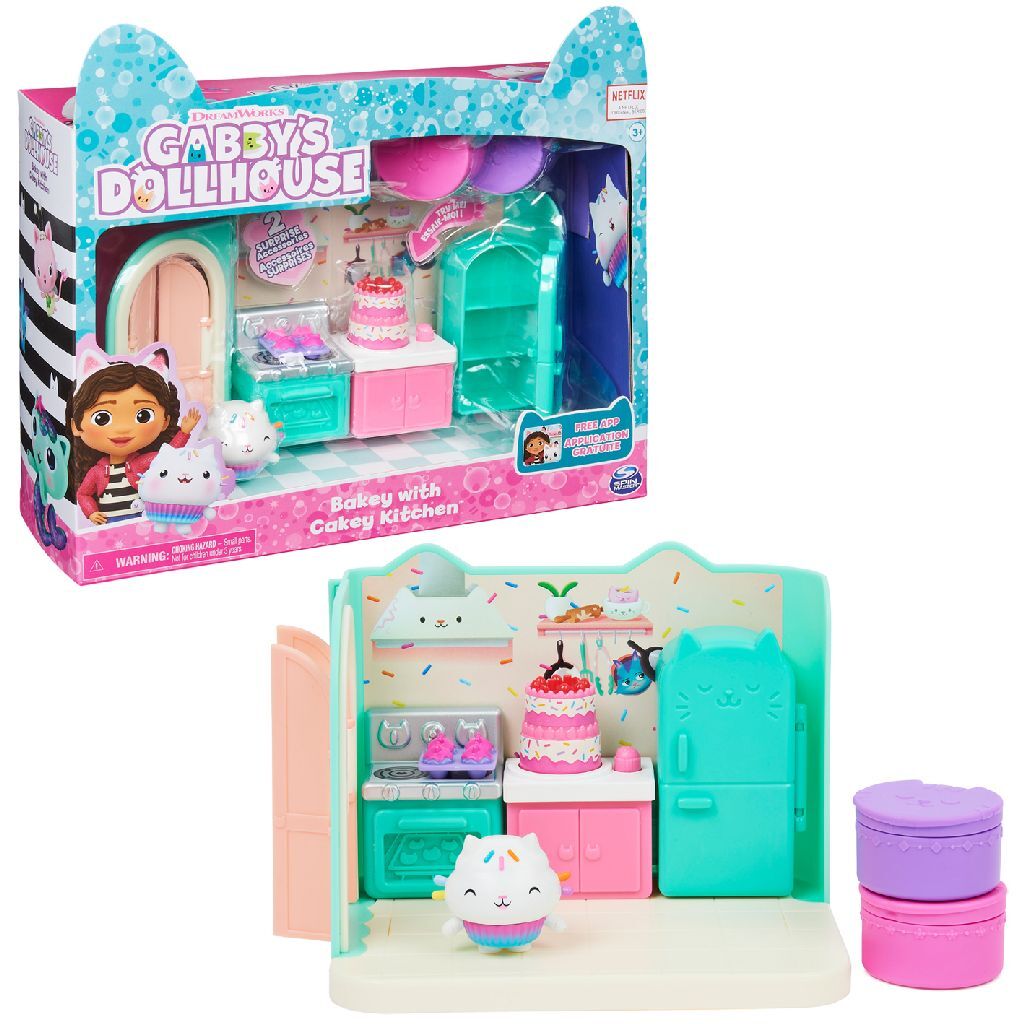 Gabby's poppenhuis Gabby #039;s poppenhuis baksel met cakey keuken