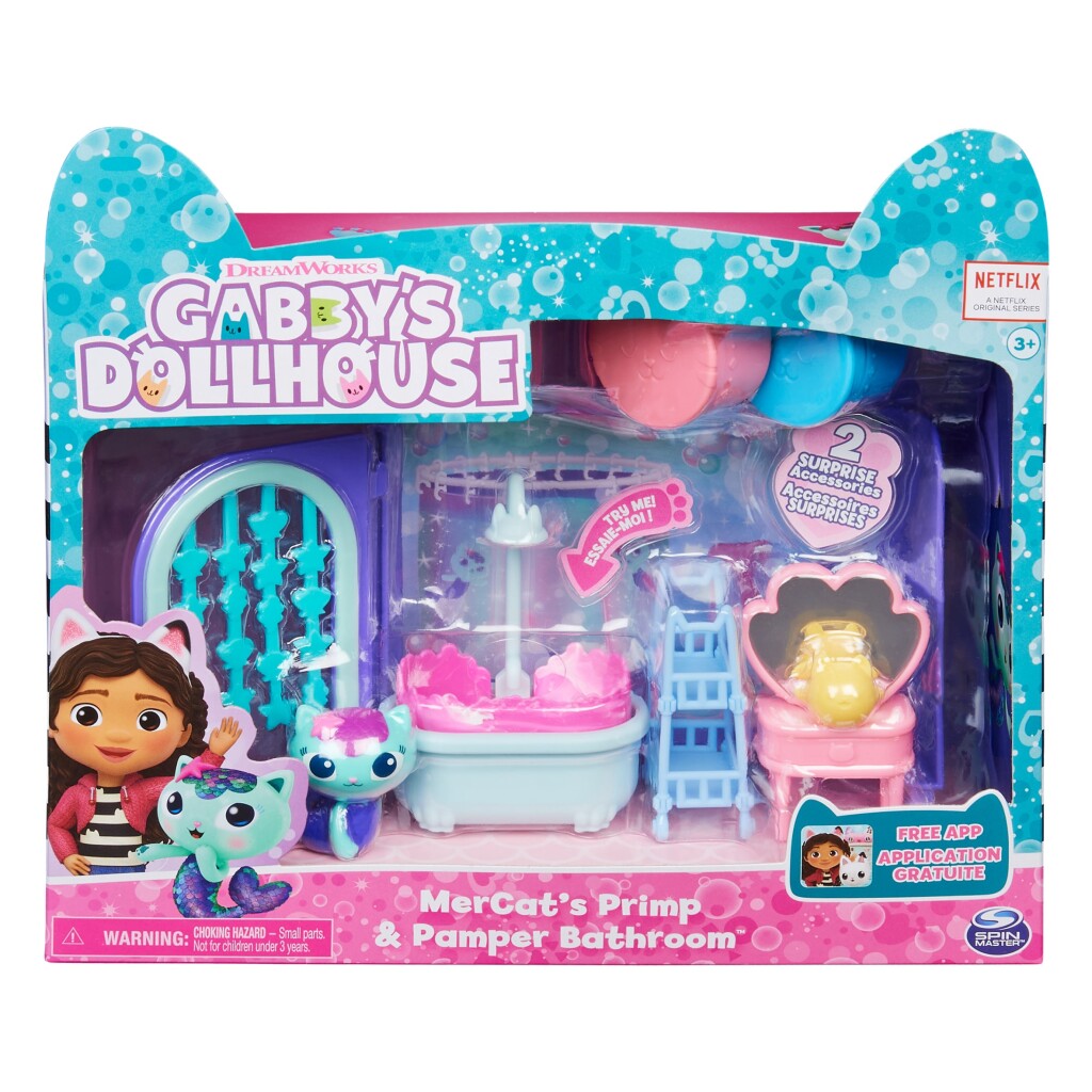 Spinmaster Gabby's poppenhuis - primp en verwenbadkamer