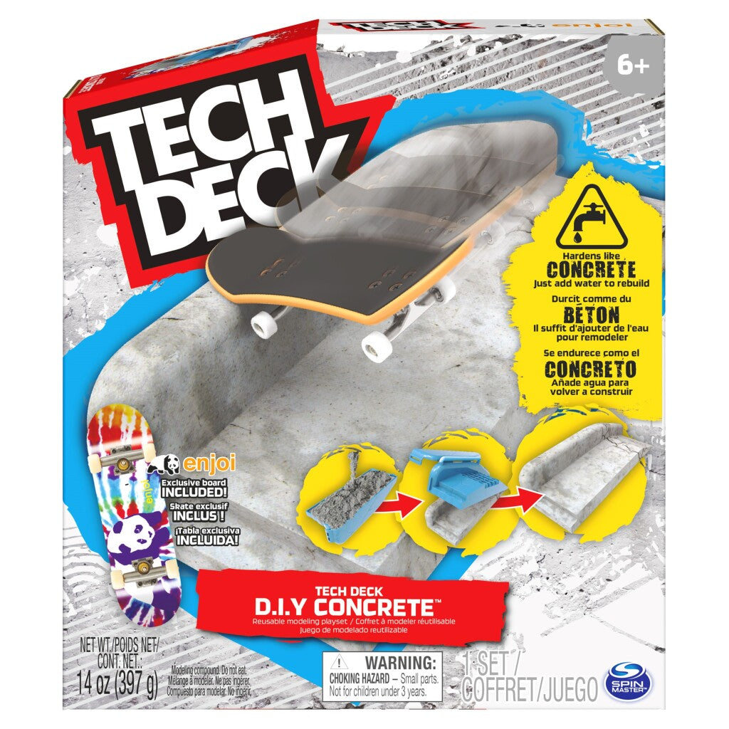 Tech deck diy beton + plaat