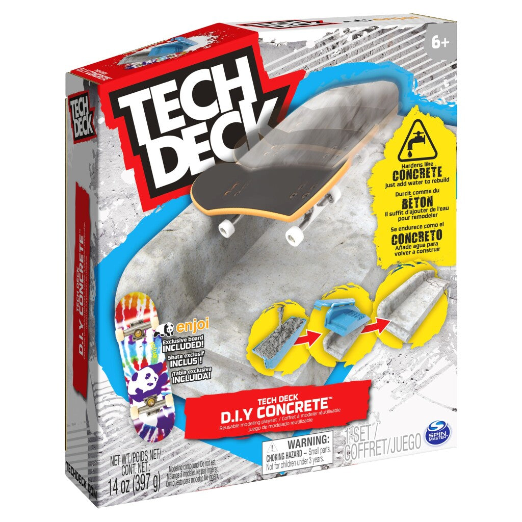 Tech deck diy beton + plaat