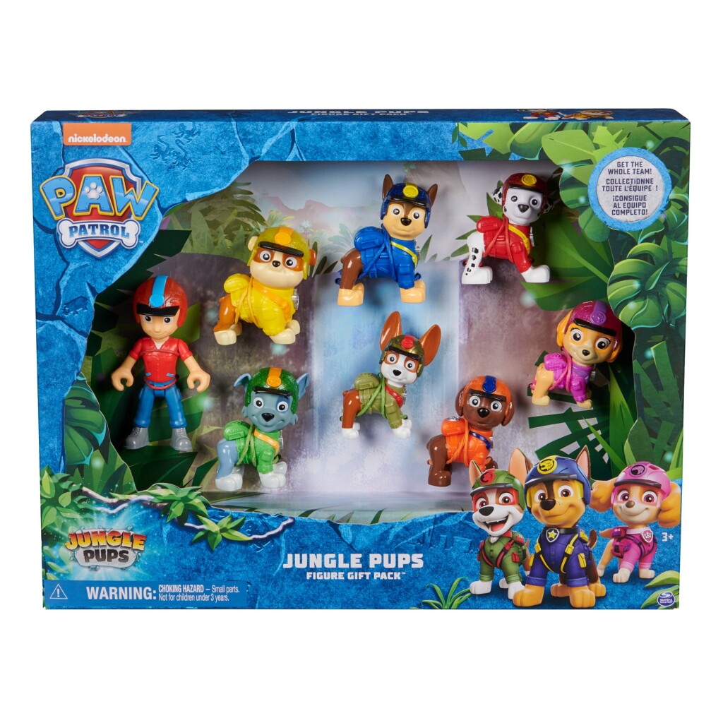 Spinmaster pootpatrouille jungle pups figuren 8-delig