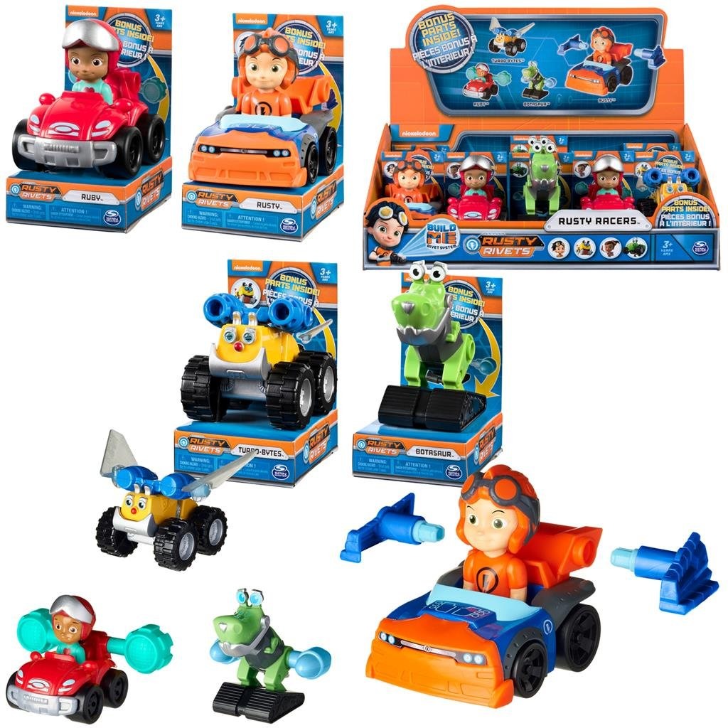 Roestige klinknagels racers