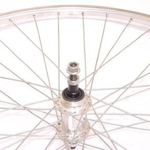 Roue arrière 26 x1.75 (559) jante aluminium. arbre fixe, pour pignon à visser, 7 8 vitesses