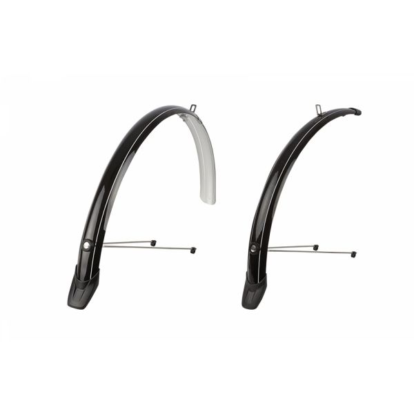 Spatbordset 28 51 mm Polisport Towny - zwart
