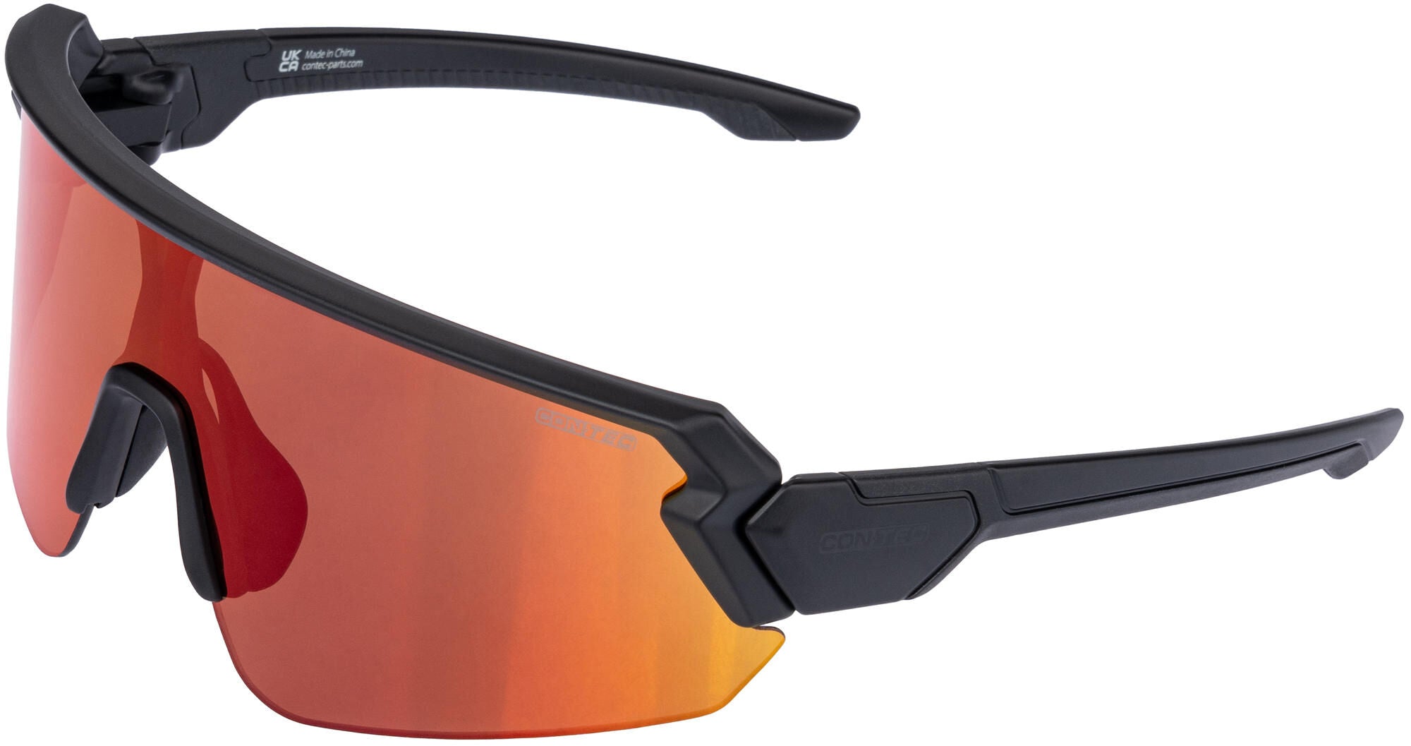 Contec sportbril rush polarized ct glasses rush matt black firery gold