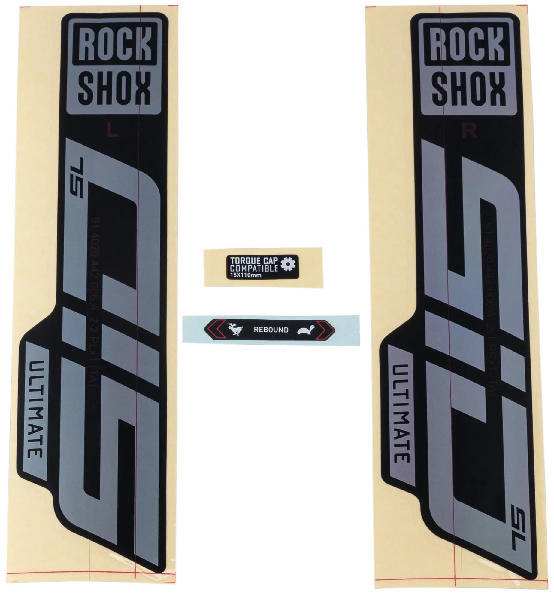 Rockshox dekor set signatur series decal set rs sid sl ult. rainbow