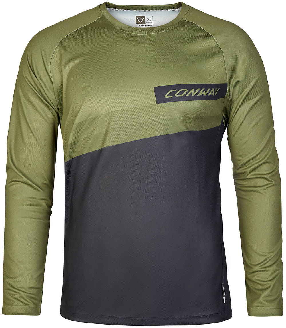 Conway shirt met lange mouwen ride tee ls jersey ride tee ls xxl moss black