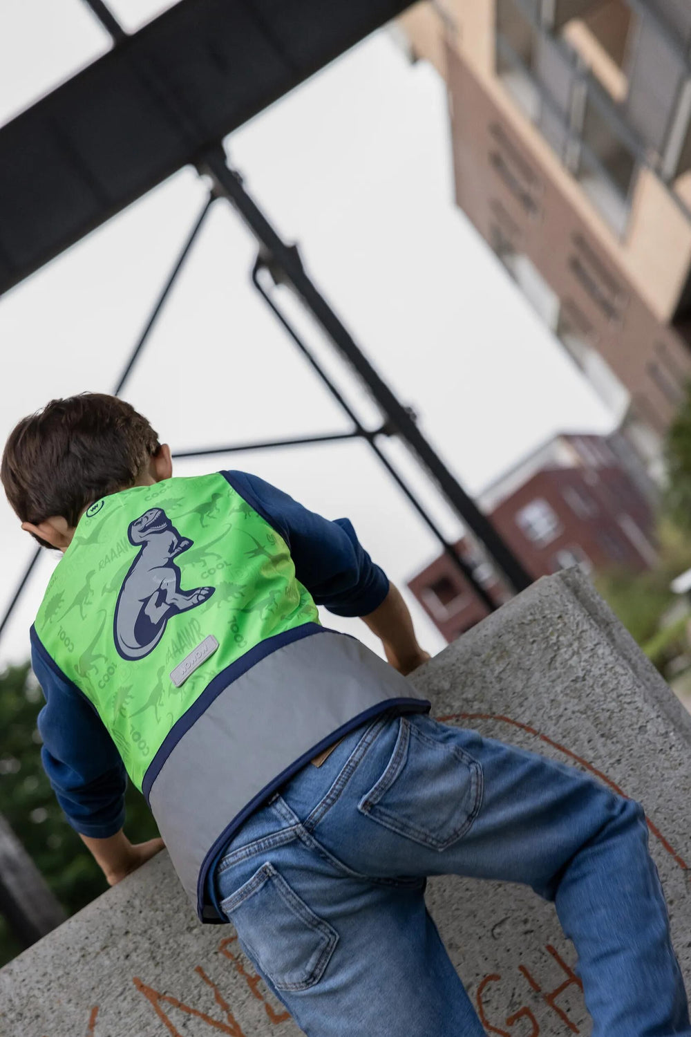 Wowow weste zippy jacket green reflective children zippy green gr. m