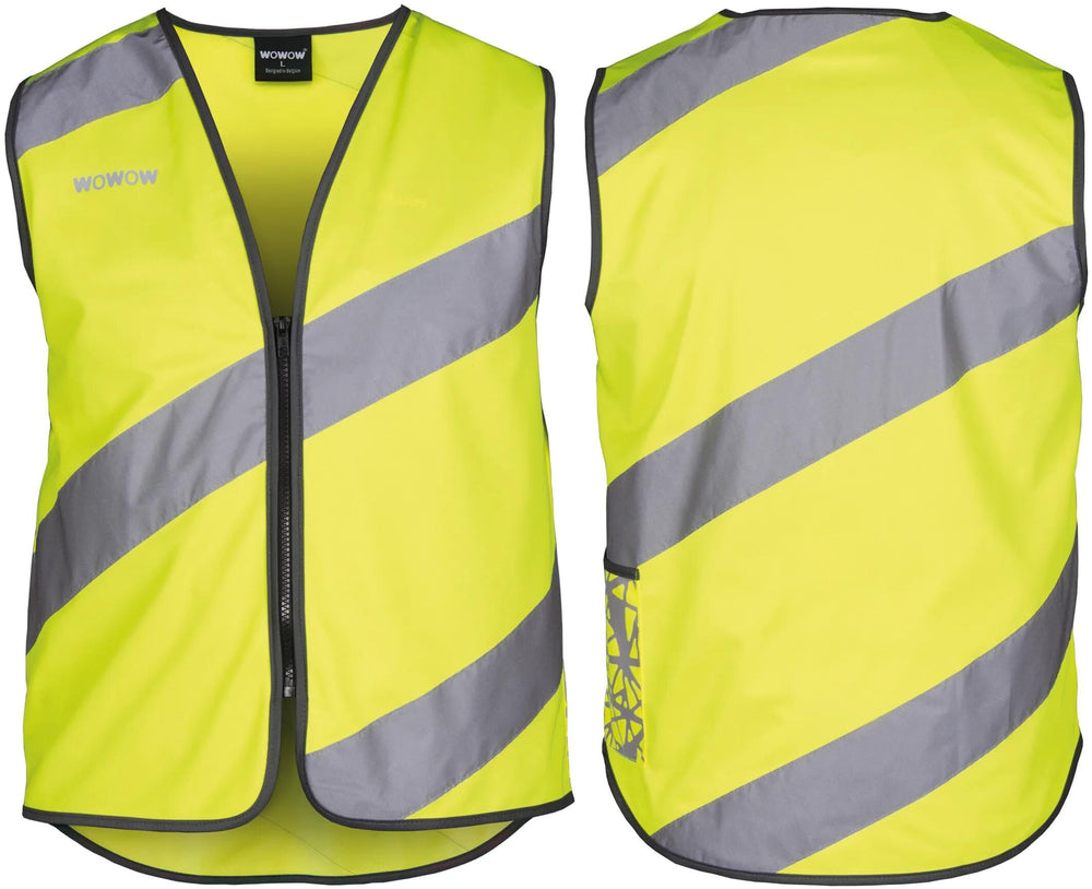 Wowow vest roadie reflex vest roadie l yellow