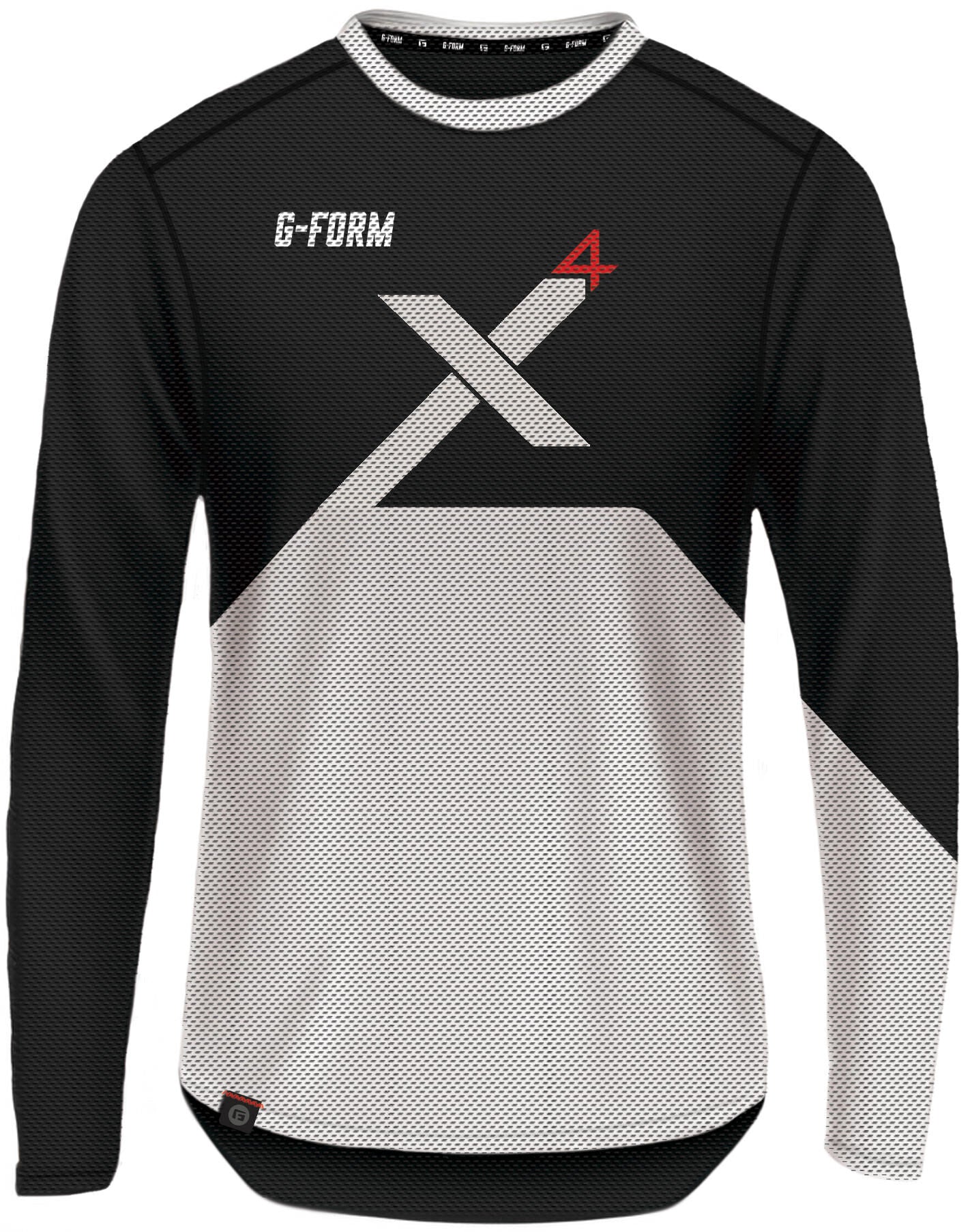 G-form longshirt pro-x4 longarm shirt pro x4 size s black white