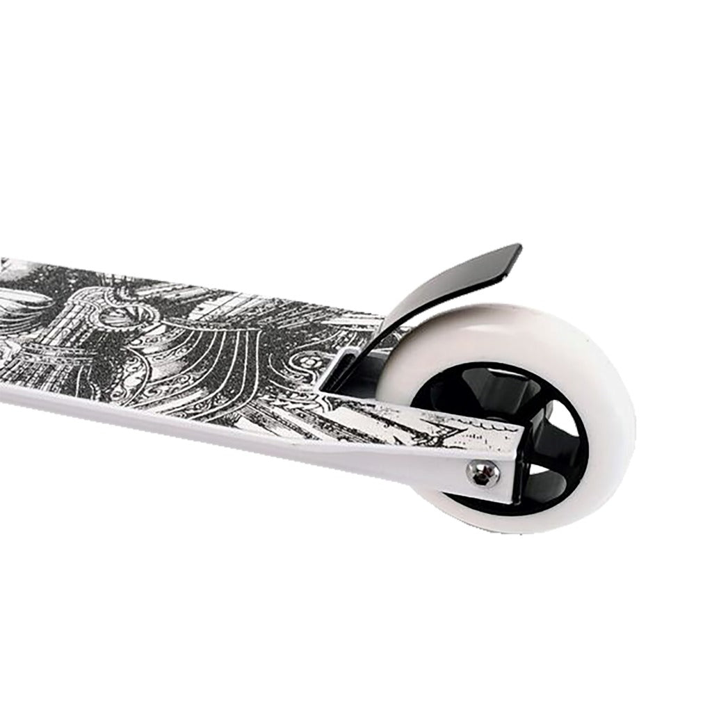 Streetsurfing torpedopantser aluminium opstap wit zwart