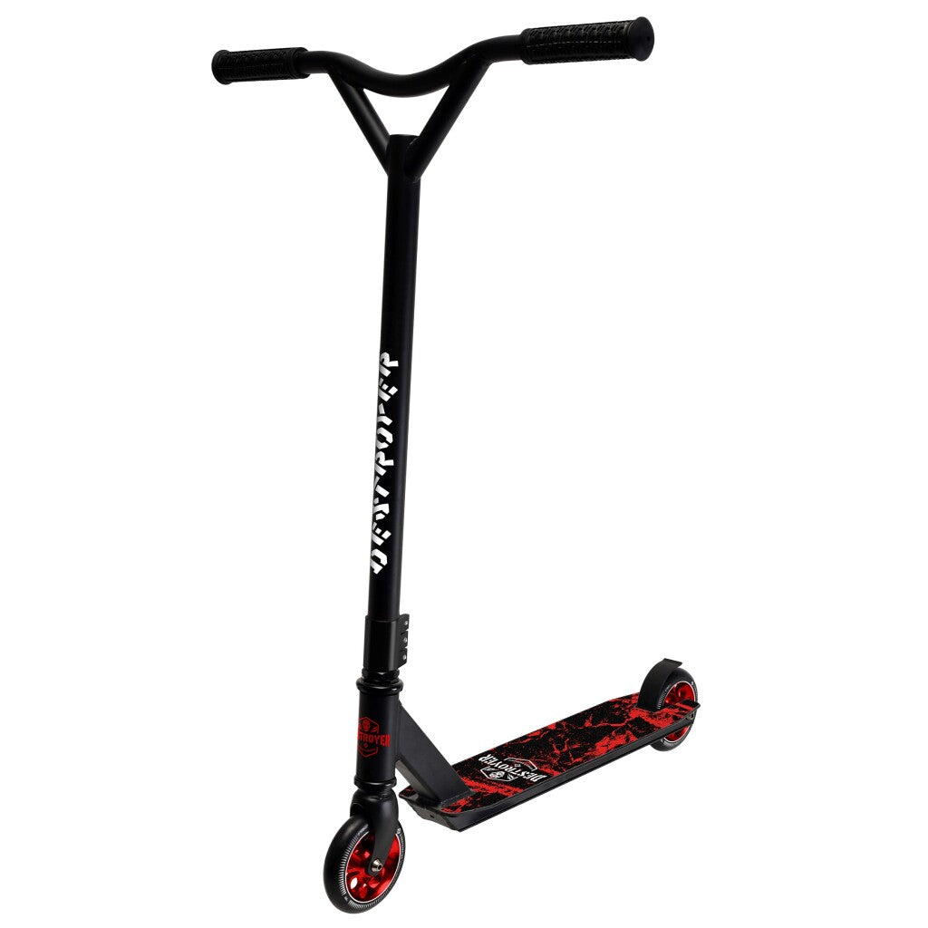 Straatsurfen Straatsurfen Stuntstep Destroy Rode Bliksem Zwart Rood