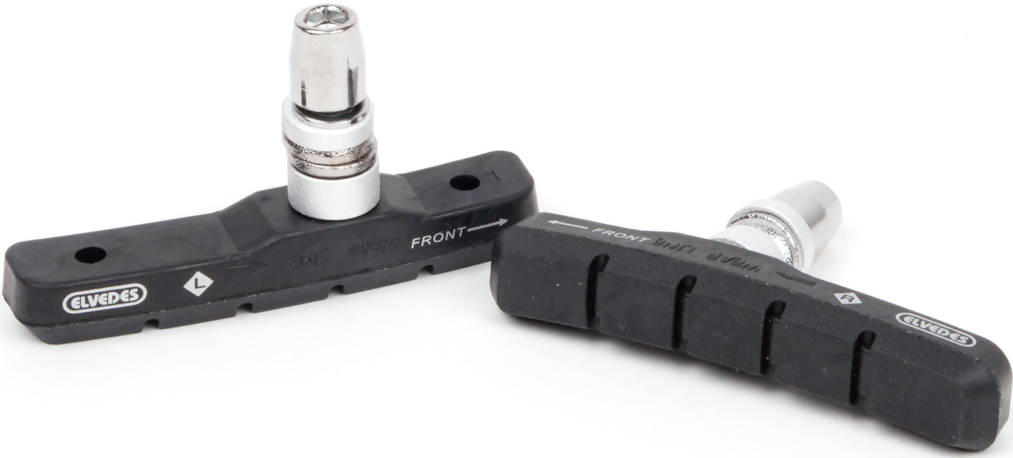 remblokken V-brake zwart 72 x 14 mm 2 stuks