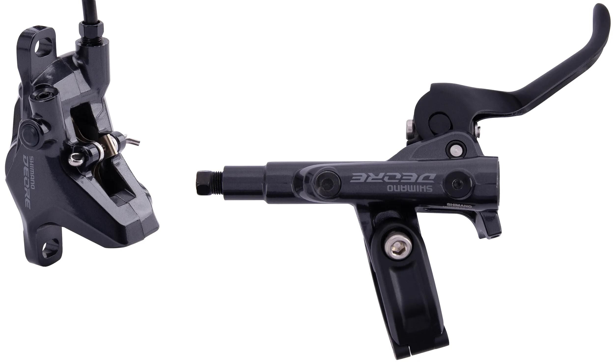 Shimano scheibenbremse deore br-m6100 und bl-m6100 disc brake shim.deore rear 1700mm met.pads g04s