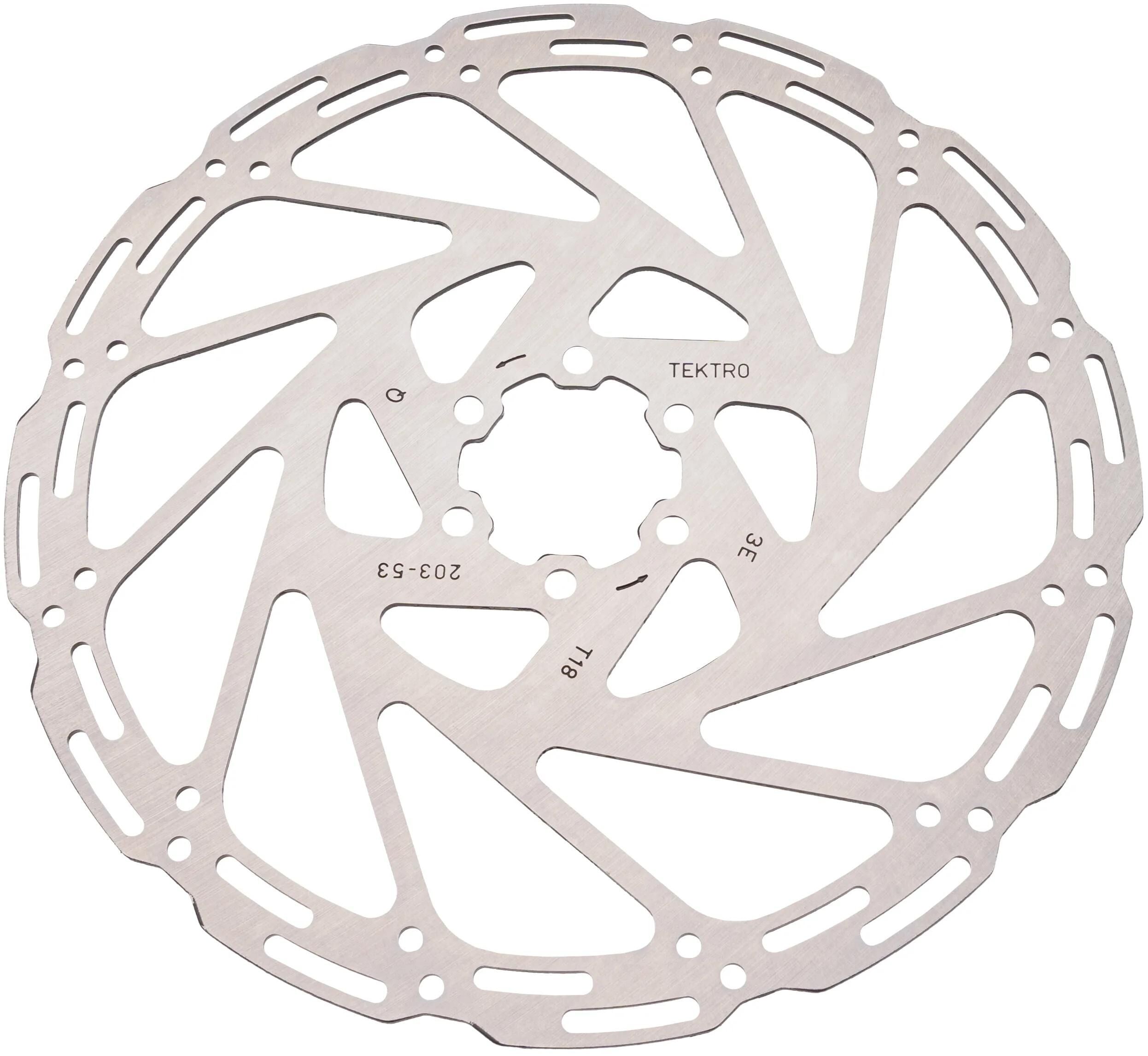 Tektro bremsscheibe tr53 brake rotors tr203-53 6-hole 1.8 mm