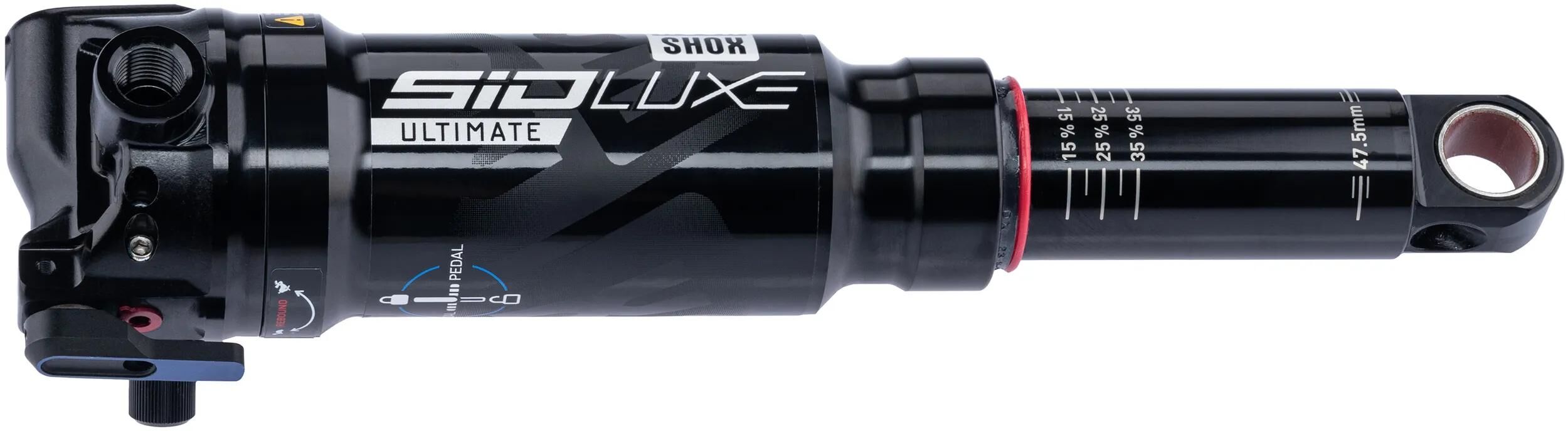 Rockshox federbein sidluxe ultimate 3p rear shock rs sidluxe ult.3p 185 x 47,5mm