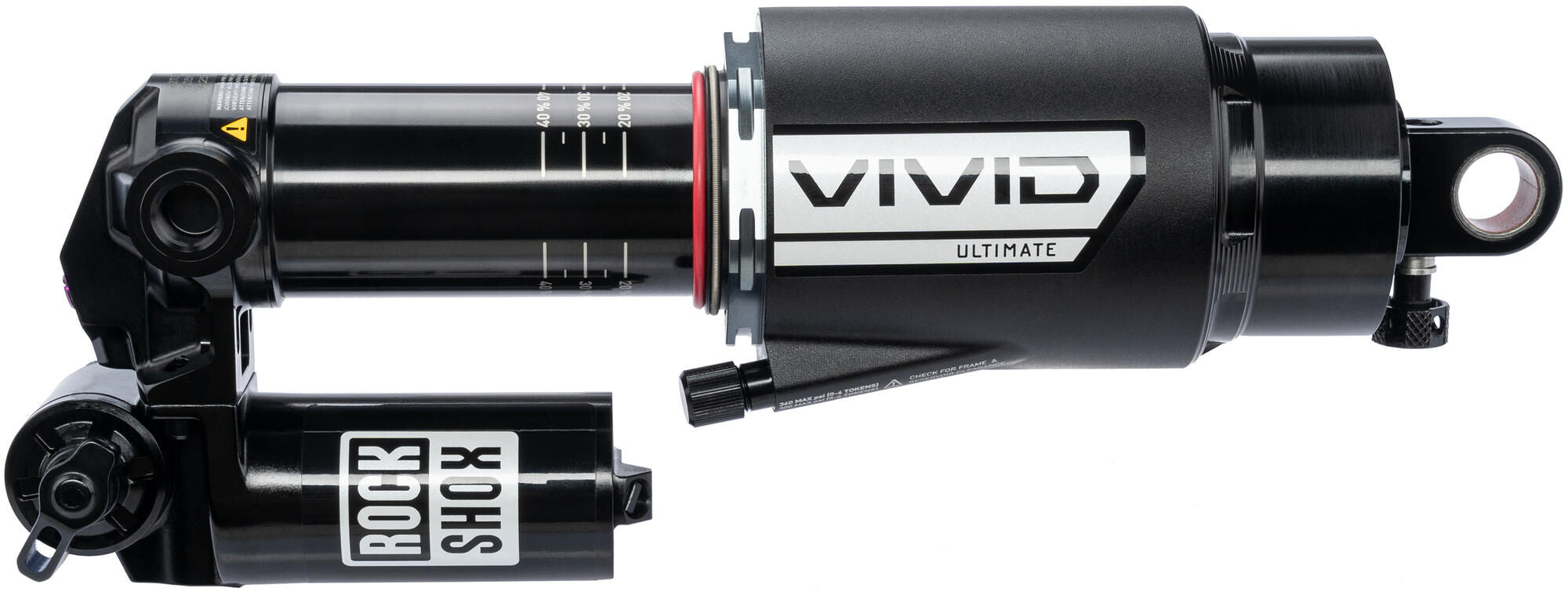 Rockshox schokdemper vivid ultimate rc2t rear shock rs vivid ult. rc2t 205 x 62,5mm