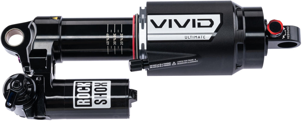 Rockshox schokdemper vivid ultimate rc2t rear shock rs vivid ult. rc2t 210x52,5mm