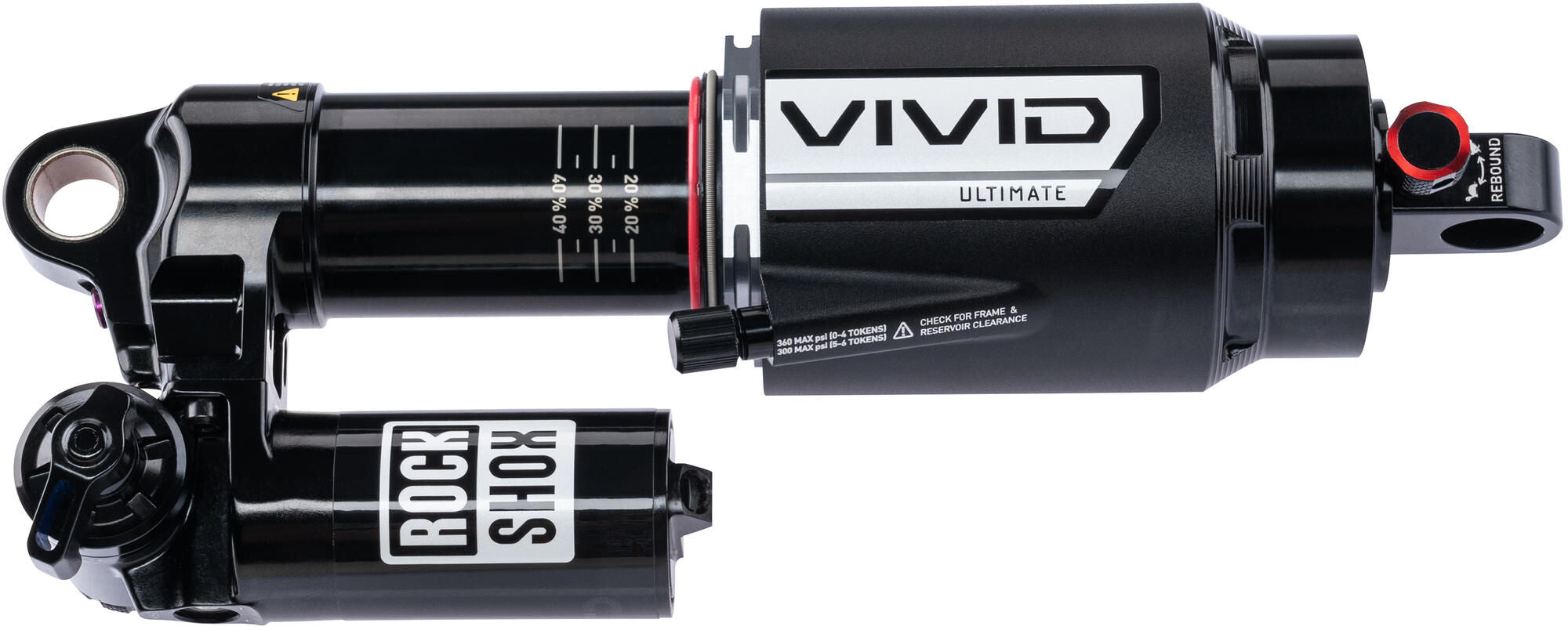 Rockshox schokdemper vivid ultimate rc2t rear shock rs vivid ult. rc2t 210x52,5mm