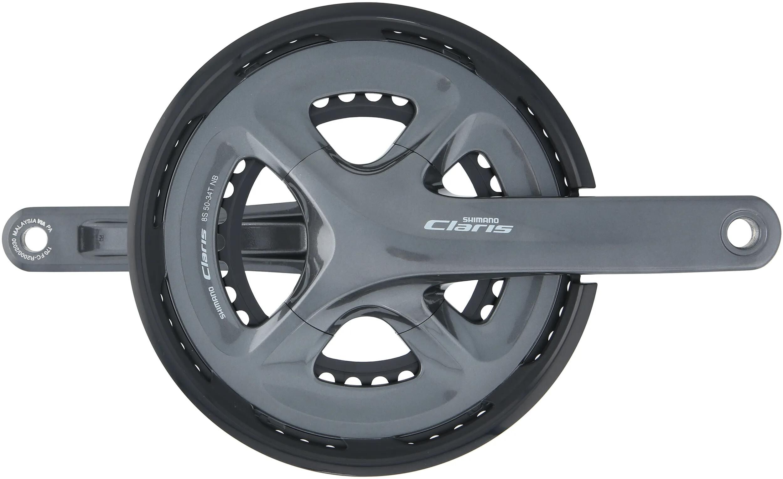 Shimano kettenradgarnitur claris fc-r 2000 cranks.shim.clar.fcr2000 34 50t.170mm ht2 8sp +