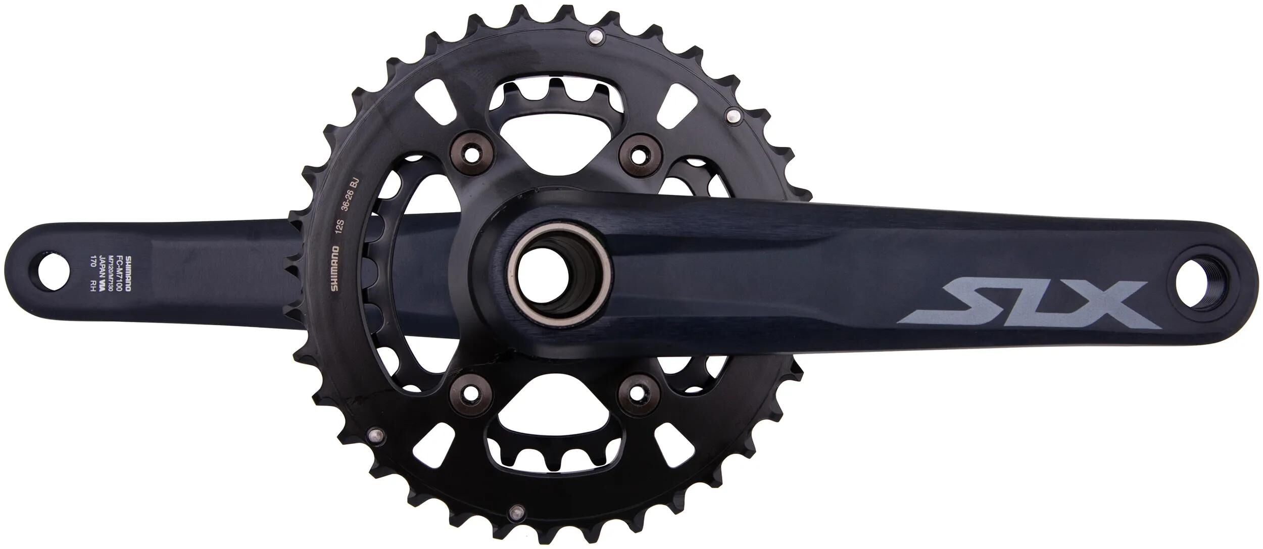 Shimano kettenradgarnitur slx fc-m7100 7120 shim.krg slx m7120 36 26 170 12f boost