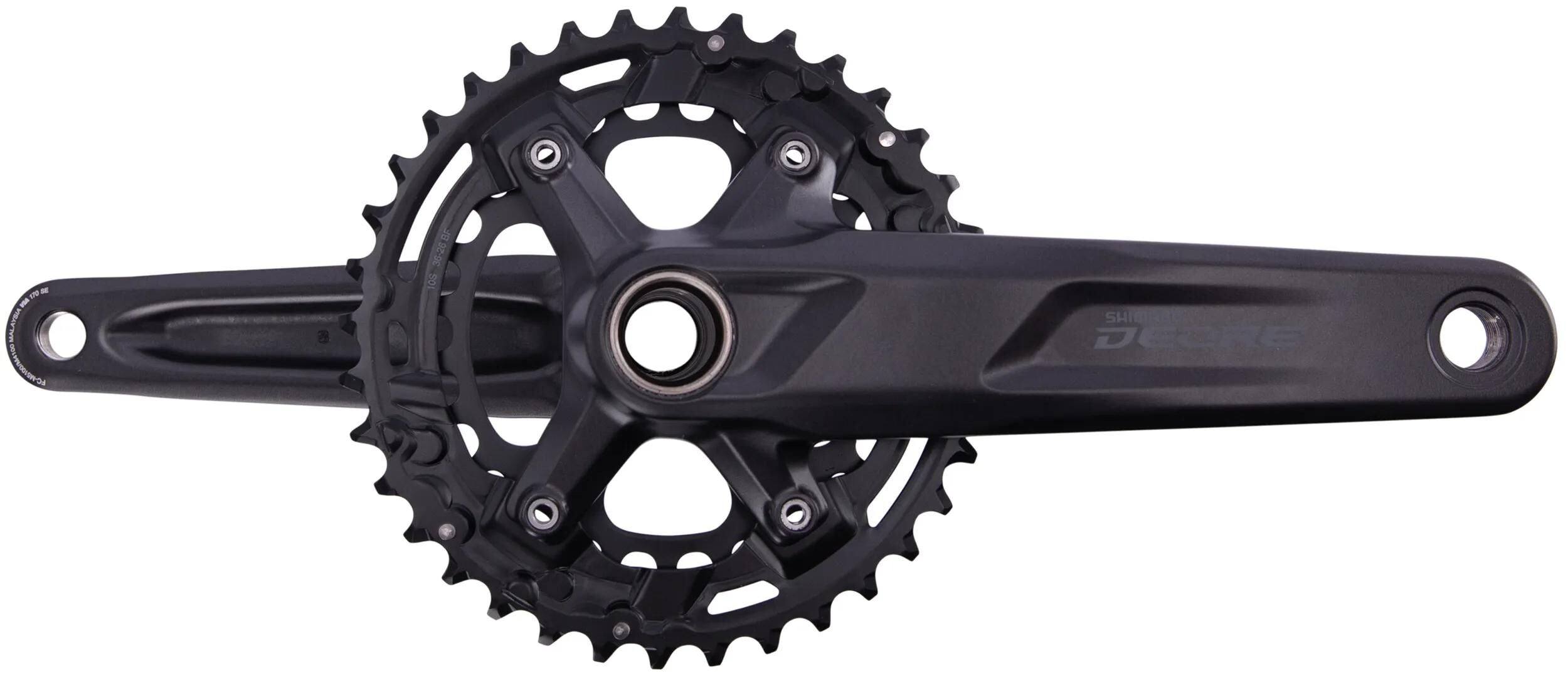 Shimano kettenradgarnitur deore fc-m4100 crankset shim.deore 36 26 teeth 170mm