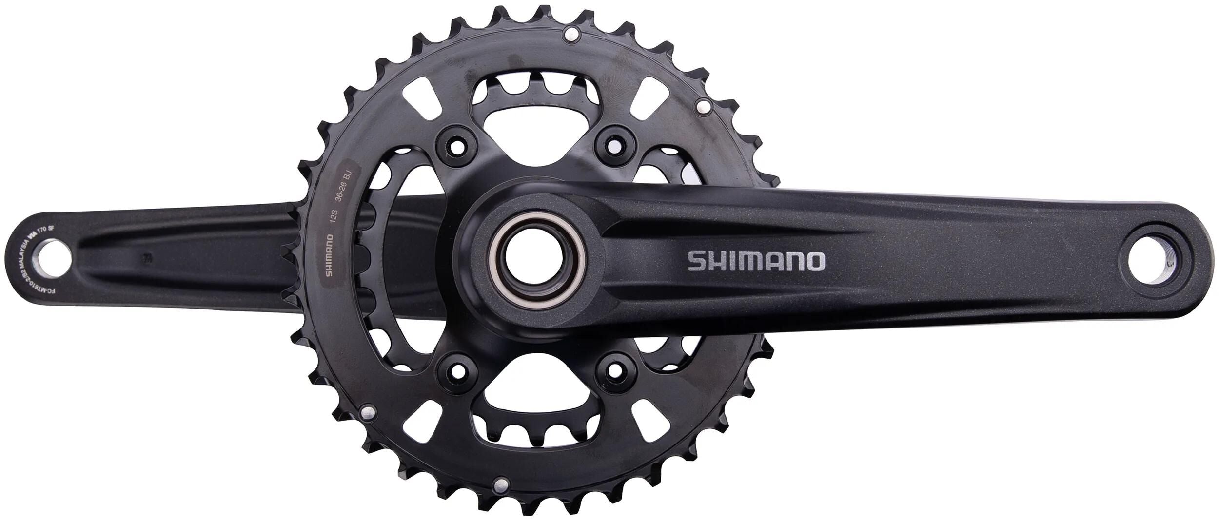 Shimano kettenradgarnitur fc-mt610-2 und 610-b2 crankset shim.fc-mt610-2 and 610-b2 170mm