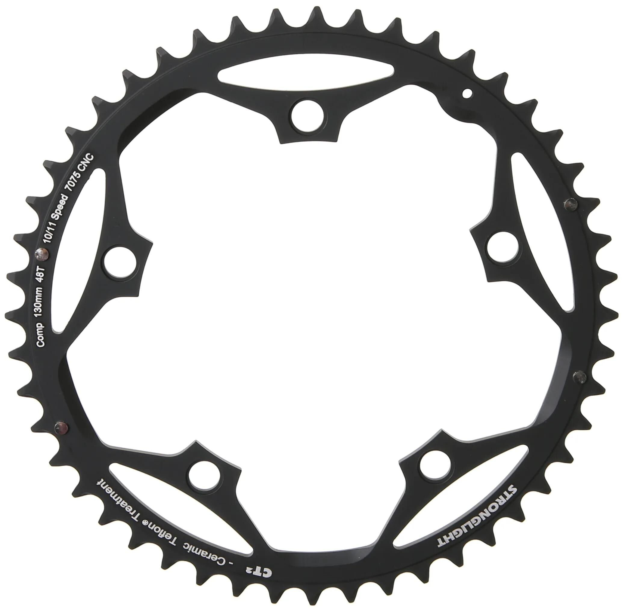 Stronglight kettenblatt ct2 chain ring strongl.ct2 48t alu cer.teflon coat.