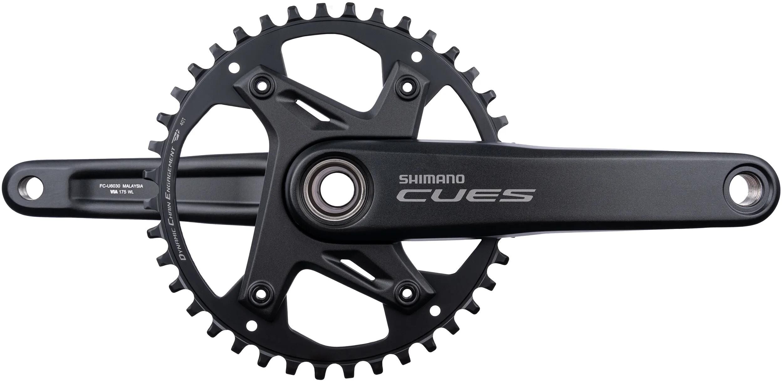 Shimano kettenradgarnitur cues fc-u6030-1 shim.krg u6030-1 40 175 sw 9 10 11f