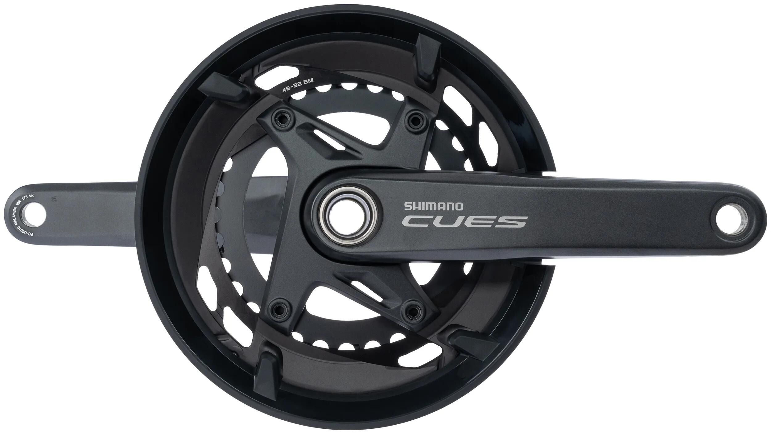 Shimano cues fc-u6010 11-speed crank 46 32 with chain guard | 175mm