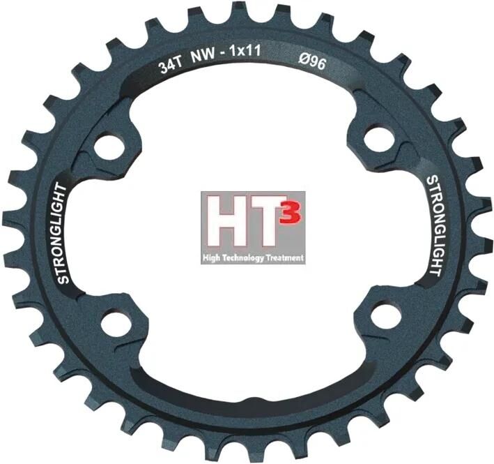 Stronglight kettenblatt ht3 chain ring strongl. ht3 34t alu black