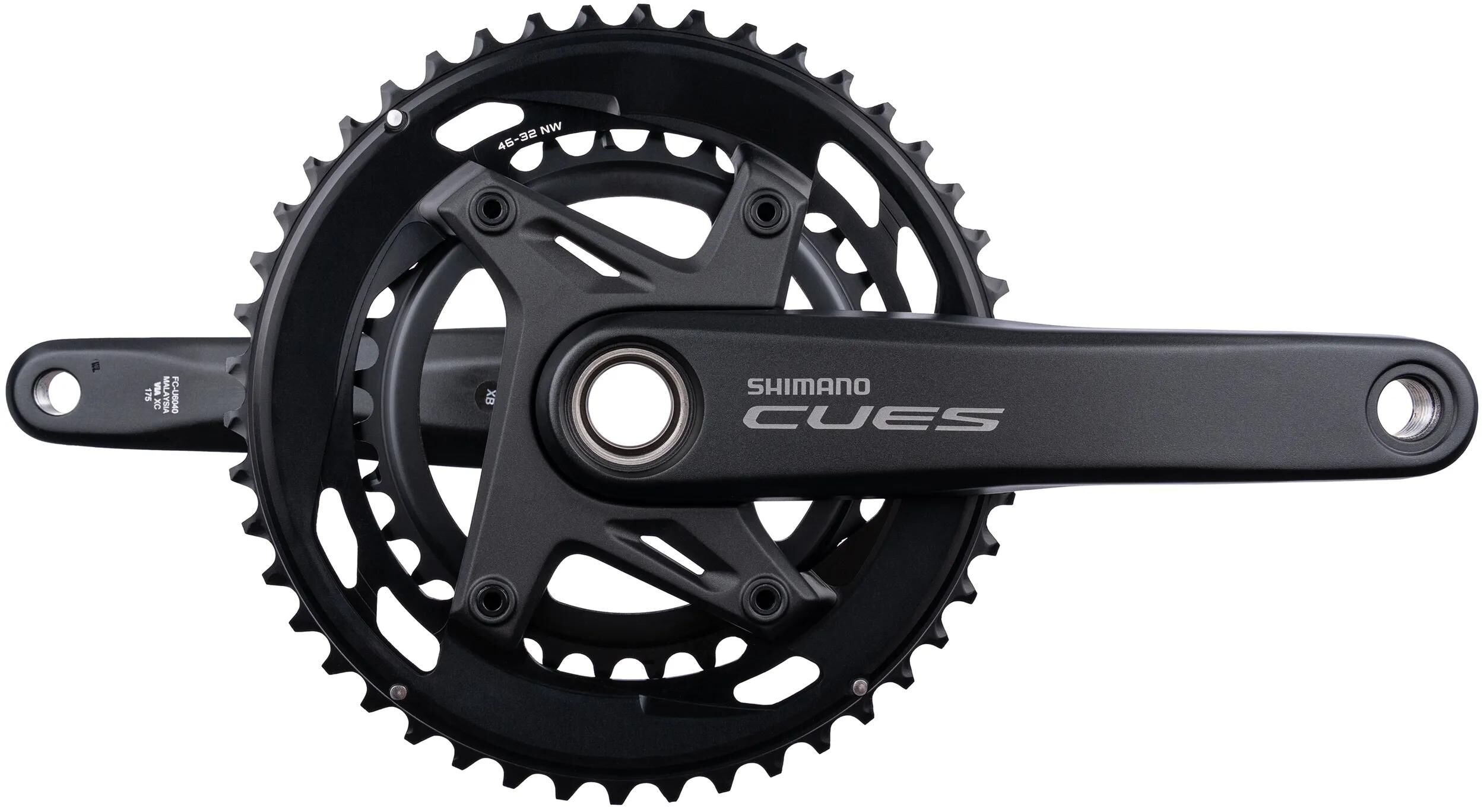 Shimano crankstel cues fc-u6040-2 shim.krg u6040-2 46 32 175 sw 9 10f ht
