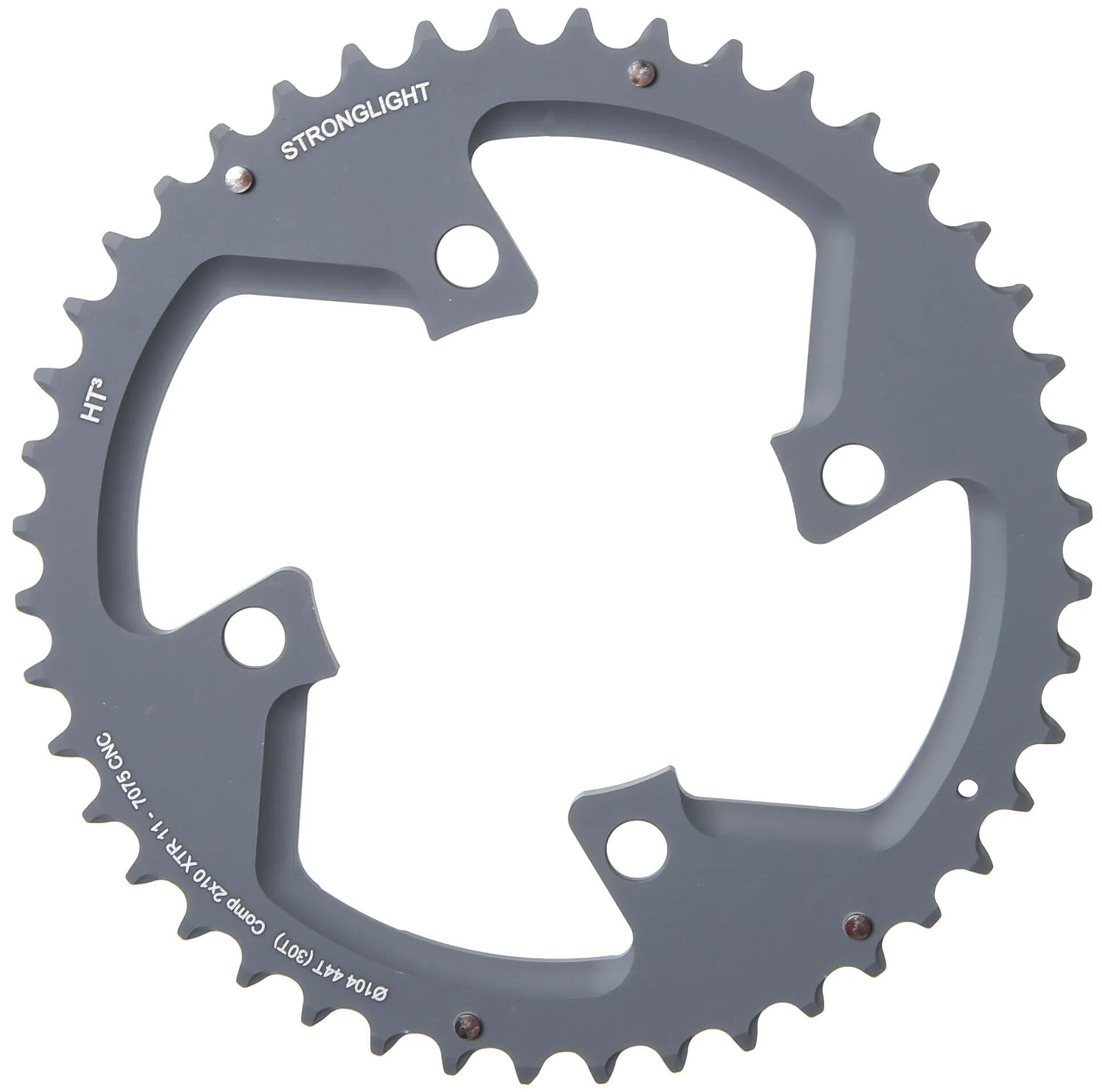 Stronglight kettenblatt ht3 chain ring strongl. ht3 44t outer alu black