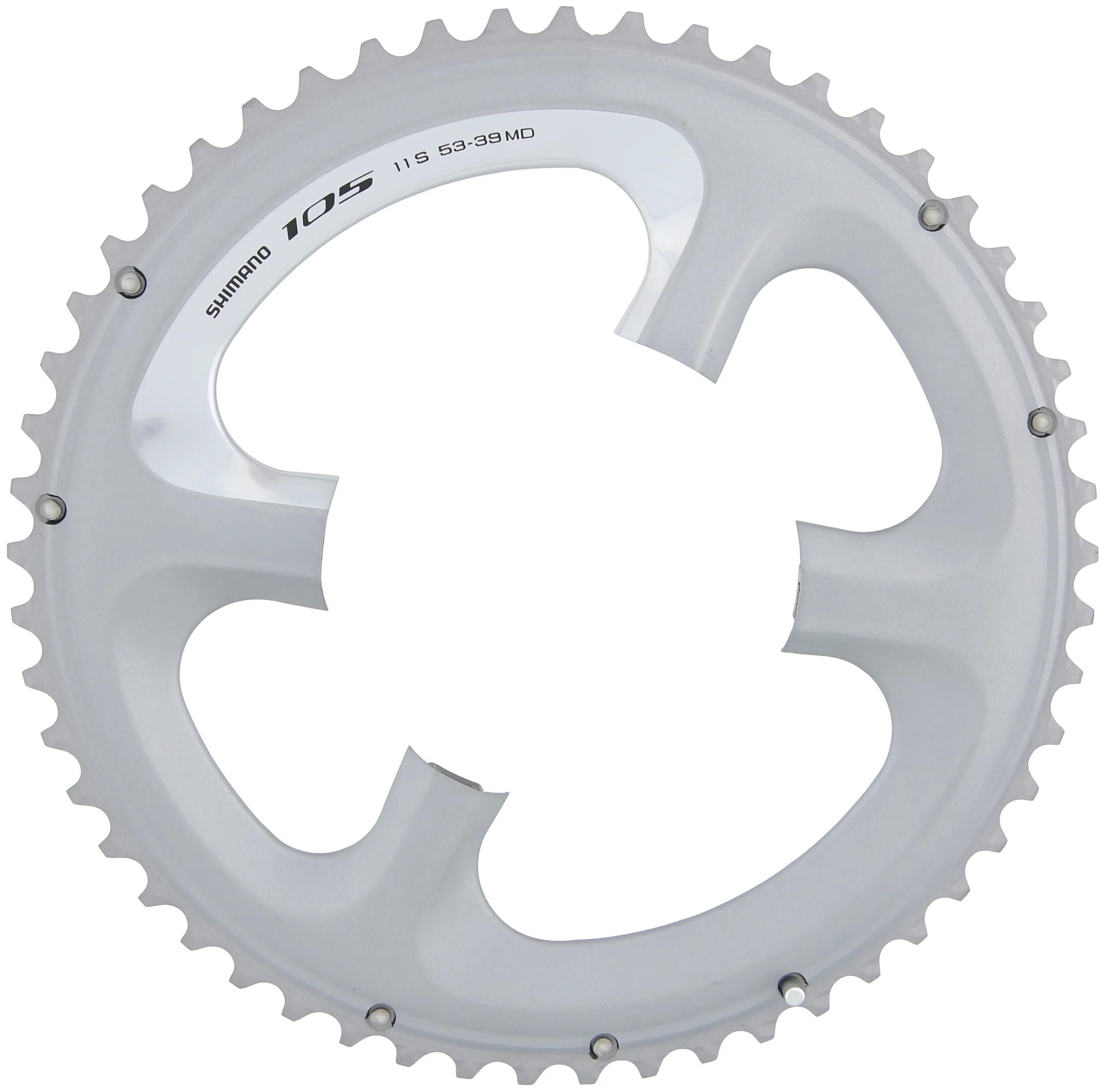 Shimano kettingblad 105 11v 53t y1ph98140 fc-5800 zilver